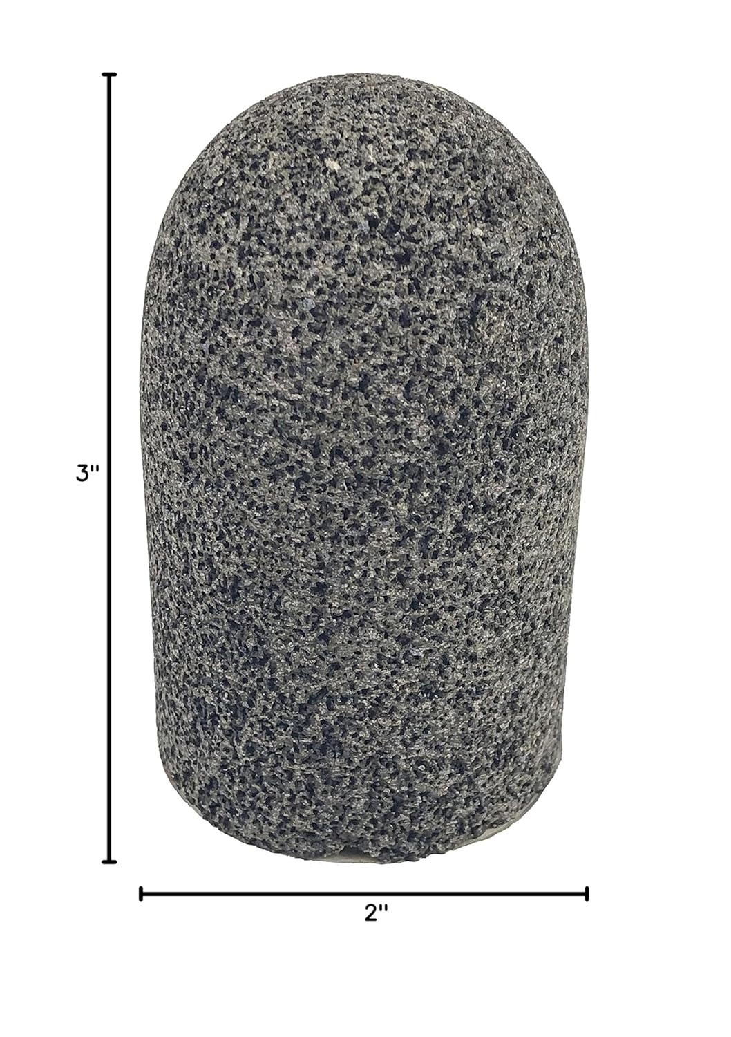 Weiler 68329 TIGER AO TYPE 18R Round Tip Portable Grinding Plug, A24-R, 2" X 3" X 5/8-11, (Pack of 12)