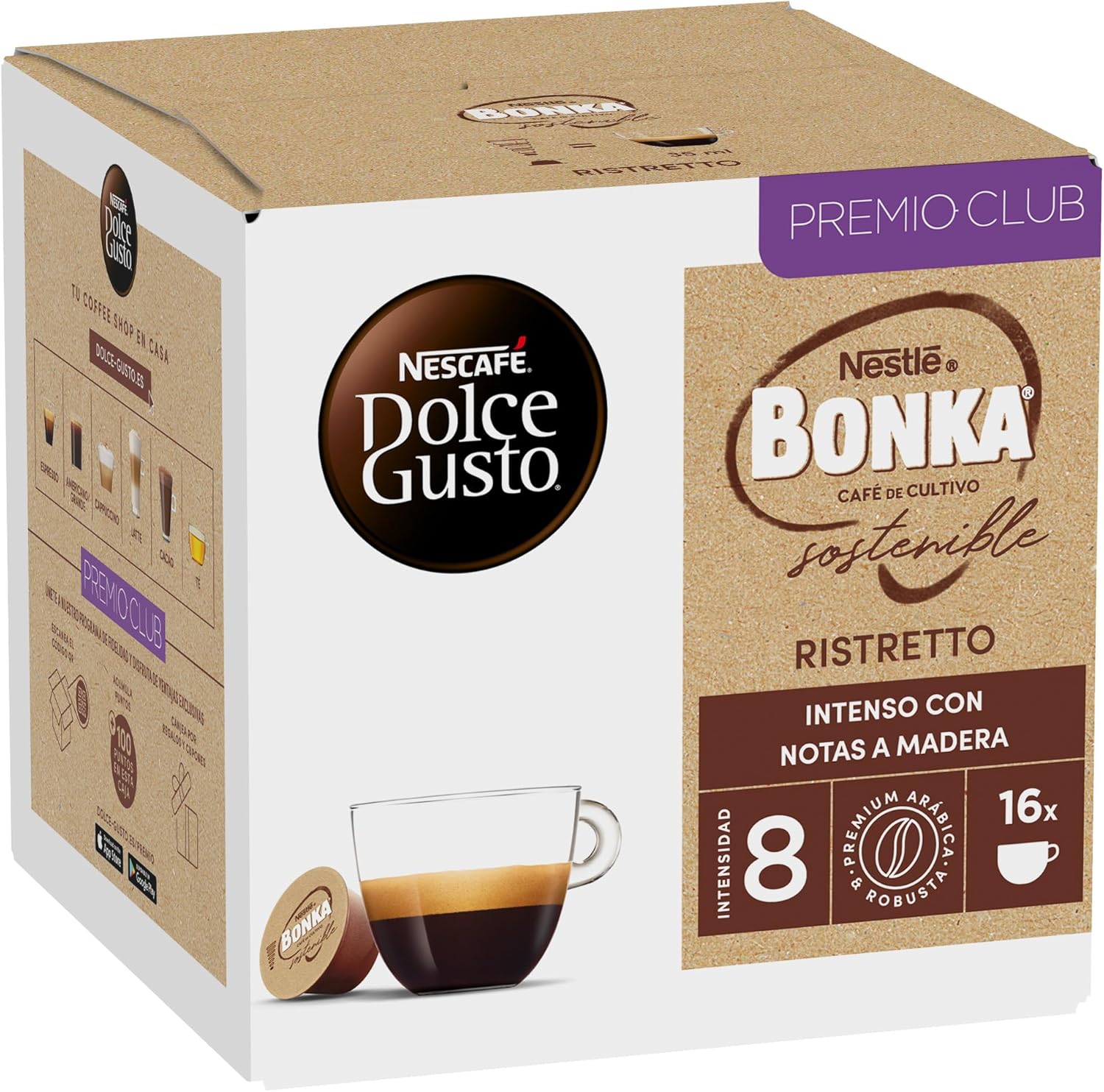 Nescafé Dolce Gusto Bonka Espresso, 3 Confezioni, 3 x 16 Capsule - Immagine 2