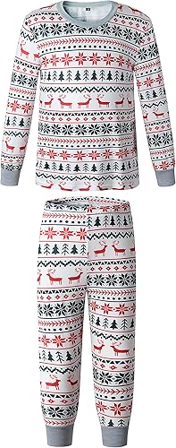 Miniatura 8 de Oriental eLife Pijamas de Navidad para la familia, conjuntos de pijamas familiares de Navidad a juego, ropa de dormir familiar de Navidad 2023