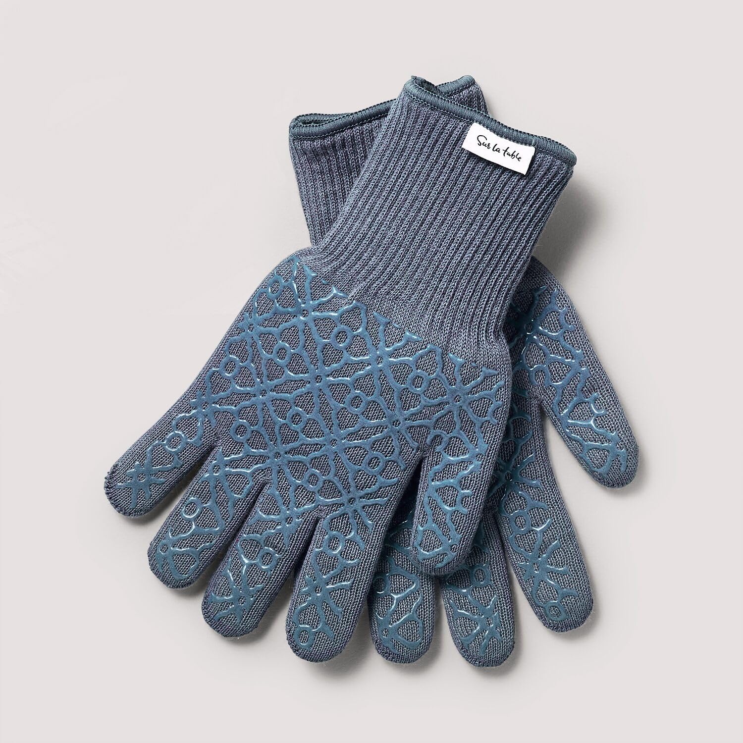 Amazon.com: Sur La Table Large Tile Oven Gloves, Blue, Set of 2