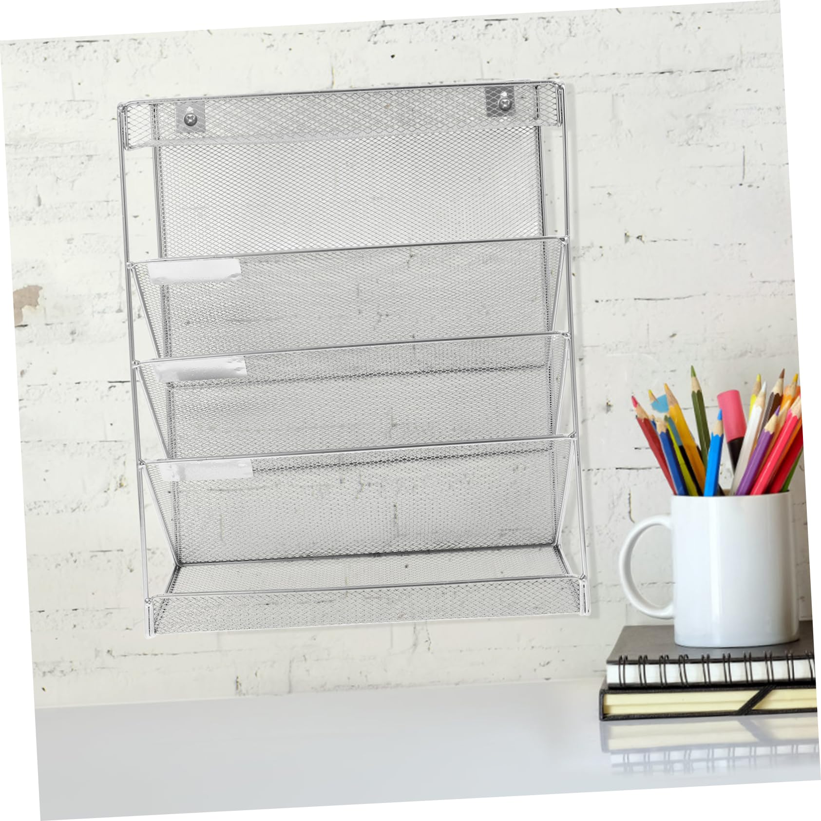 Wand-dokumentenhalter Hängeregistratur-organizer Für Büro Mit Mehrschichtigem Design Spart Schreibtischplatz Aus Langlebigen Materialien Für Akten Zeitungen Und Zeitschriften