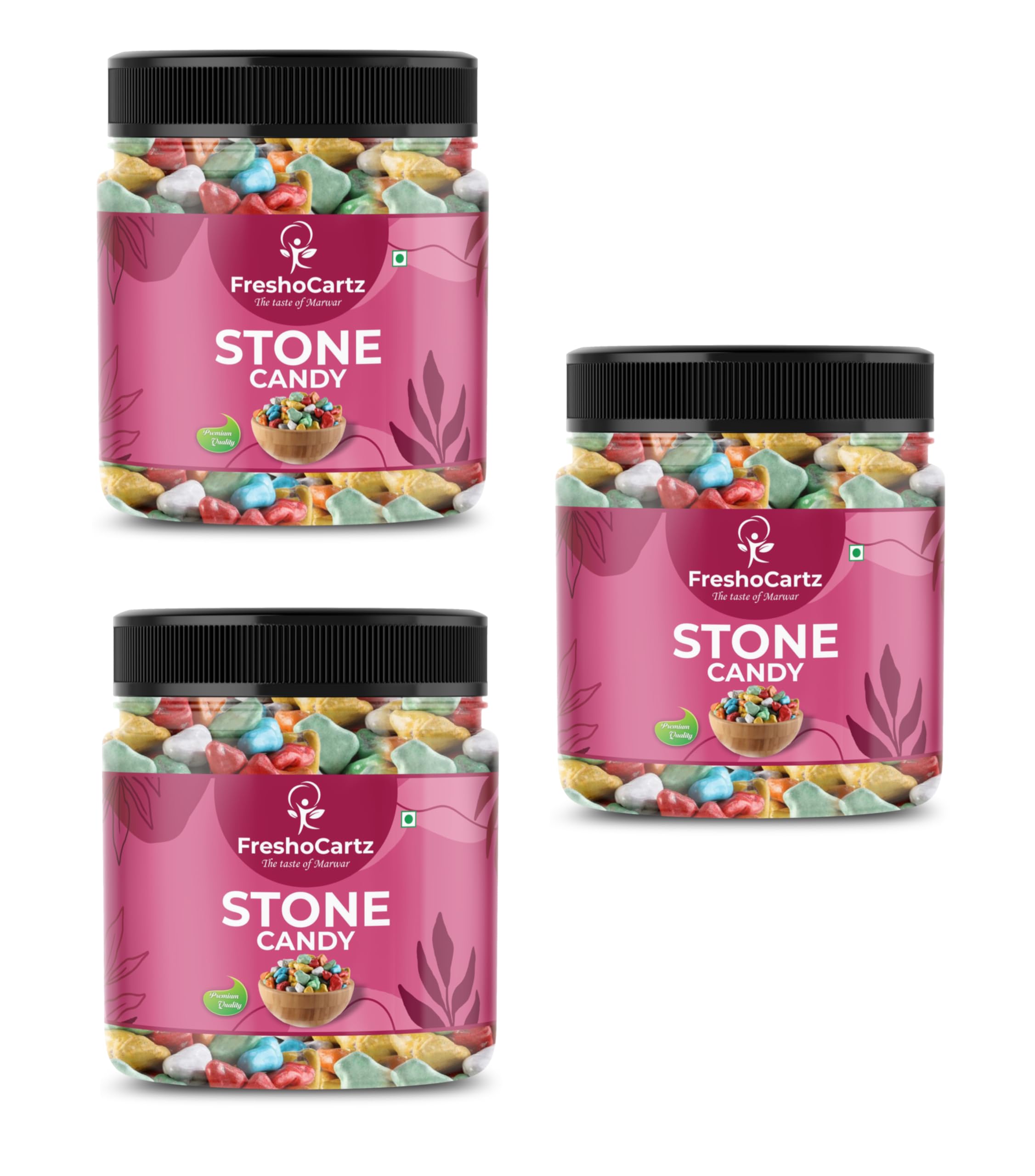 FreshoCartz Milk Stone Candy | Rock Candy | Rock Shape Chocolate