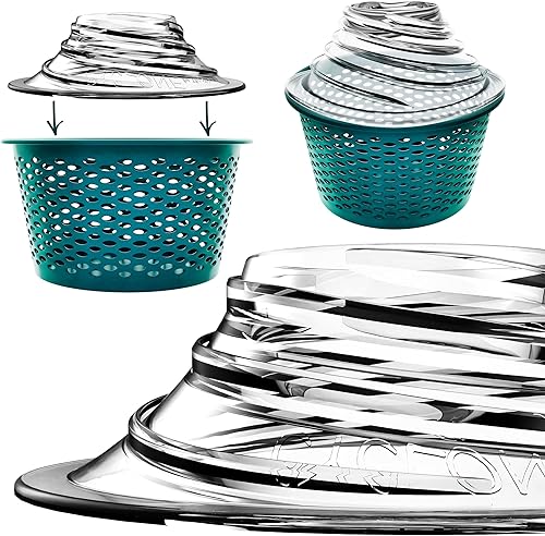 The Skimmie Cyclone - Turbocompresores de flujo de agua para piscina - Mejora la limpieza de la superficie de la piscina y eliminación de residuos -