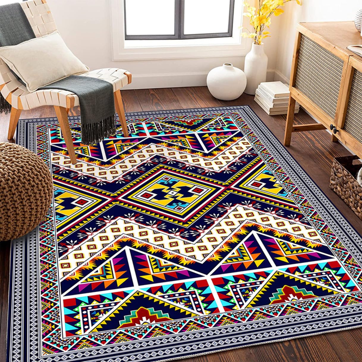 Amazon｜カーペット ペルシャ絨毯風 夏用 120*160cm おしゃれ 1畳