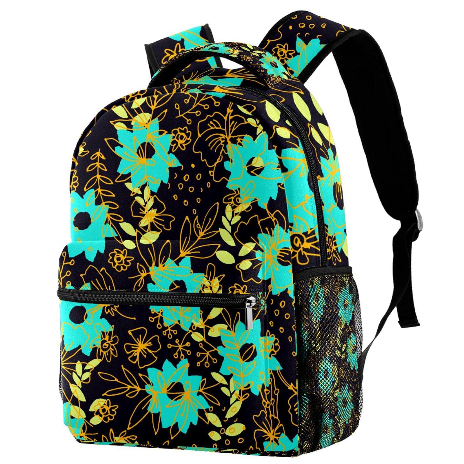 Mochila escolar de mariposas morada para portátil sin dolor de espalda 7