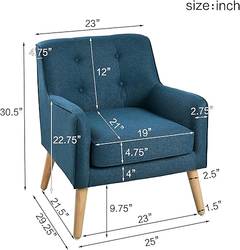 Miniatura 16 de Christopher Knight Home - Sillón de tela Felicity, diseño de mediados de siglo, color carbón Carbón vegetal,Beige,Azul marino,verde azulado,Wasabi