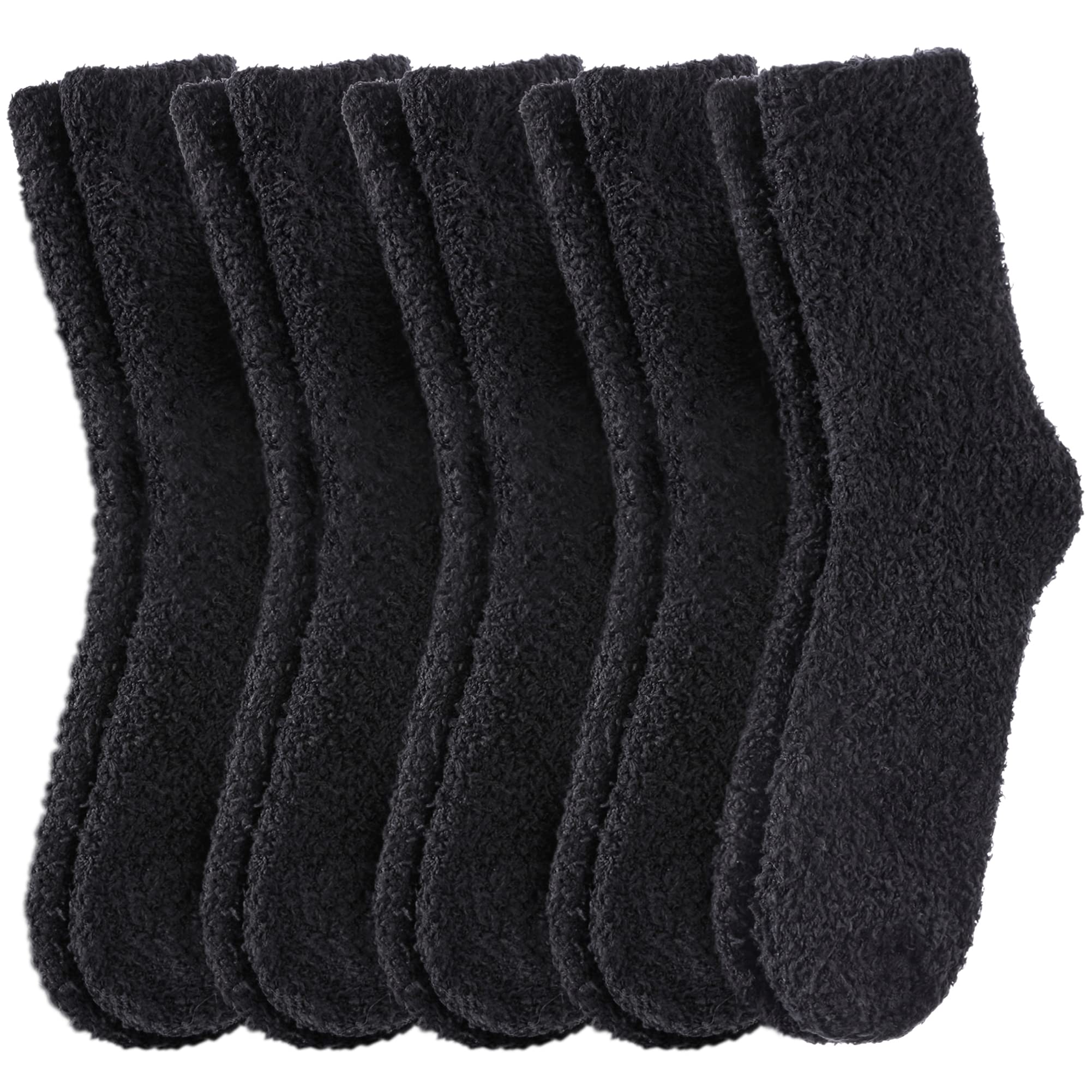 MQELONG Womens Super Soft Fuzzy Cozy Home Sleeping Socks Microfiber Winter Warm Slipper Socks