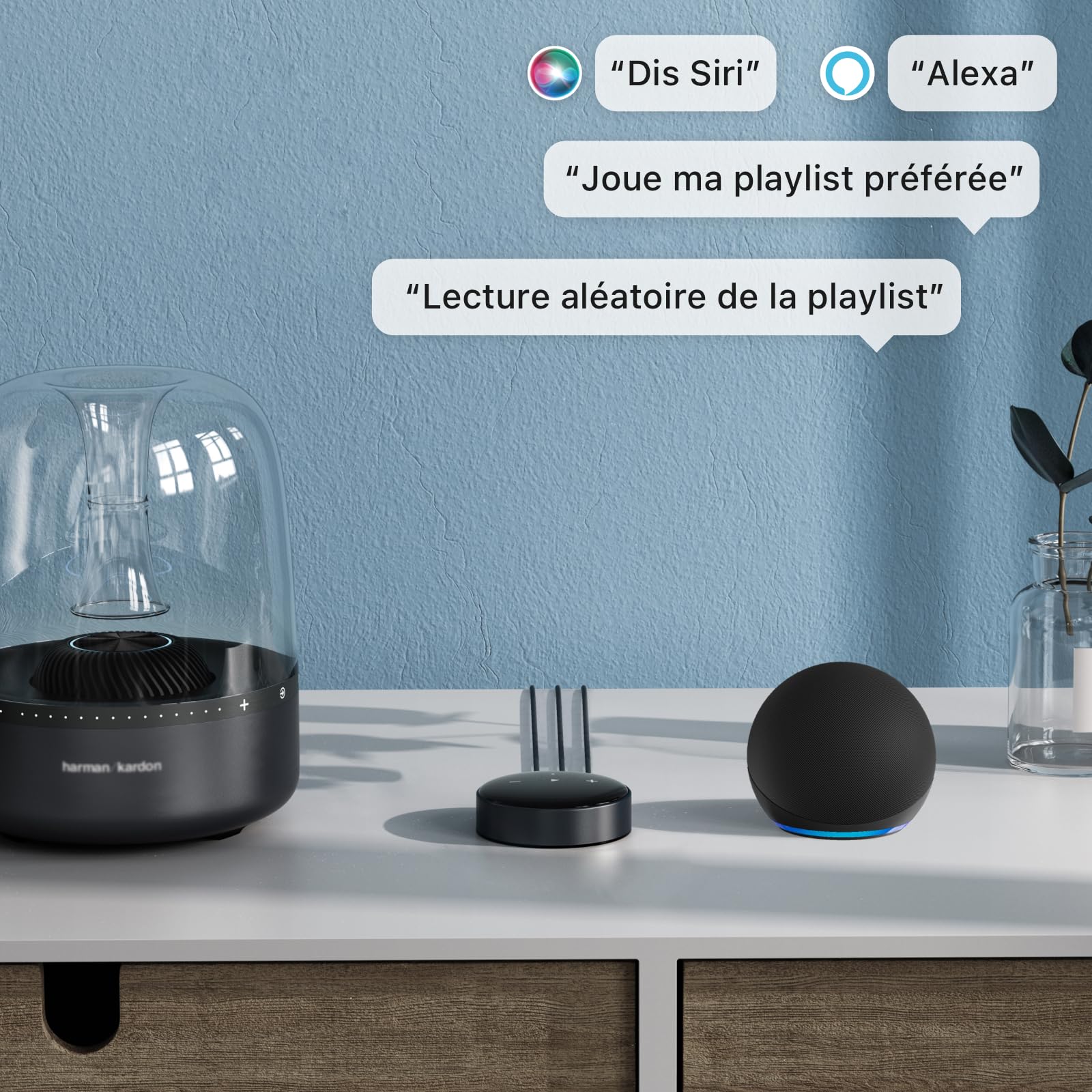 WiiM Mini – Lecteur Audio sans Fil AirPlay 2, multiroom stéréo, préamplificateur, Compatible avec Alexa et Siri, diffusez de l’Audio Haute résolution Depuis Amazon Music, Tidal et Plus