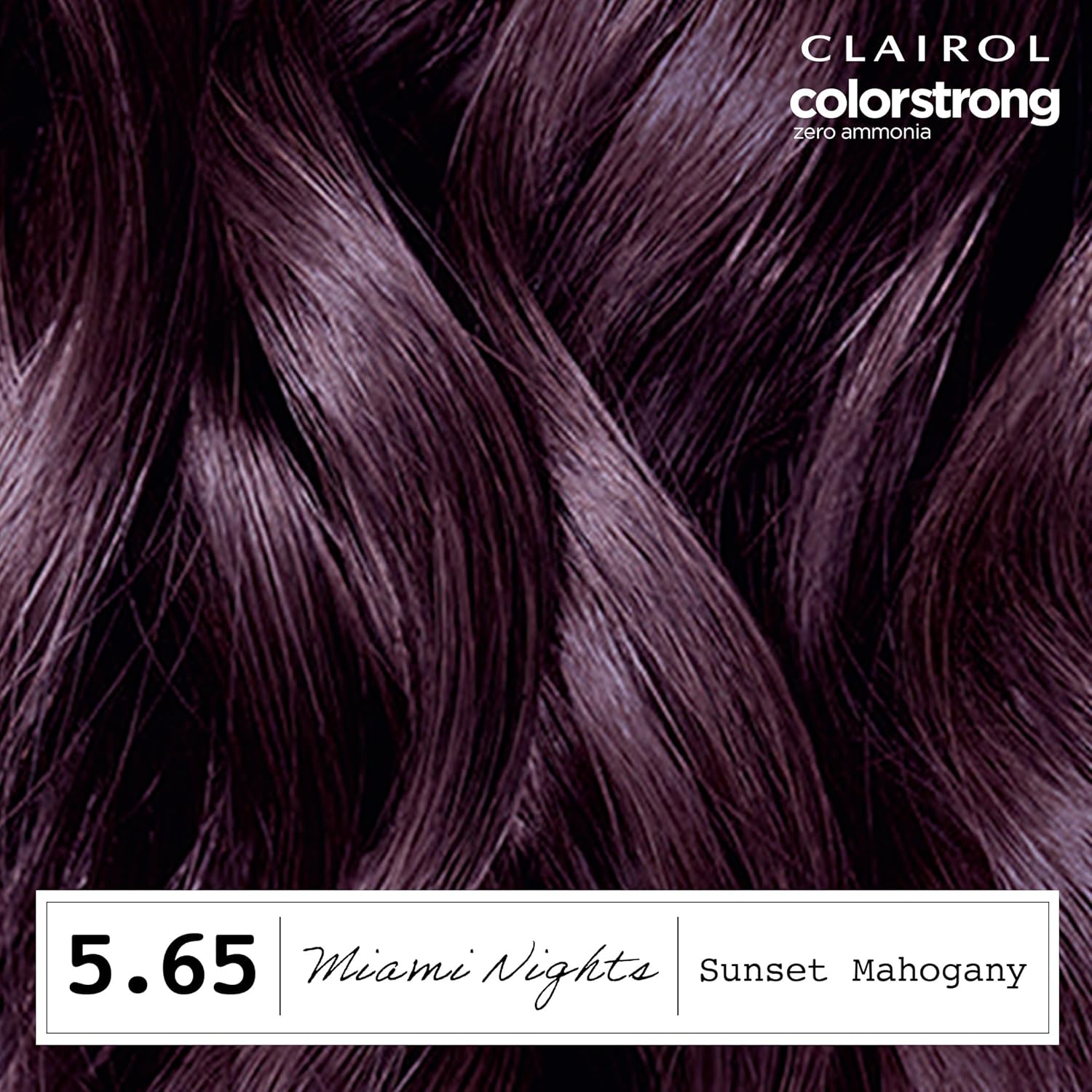 Clairol ColorStrong Permanent Zero Ammonia Hair Dye, 5.65 Sunset Mahogany - Miami Nights Hair Color, Pack of 1 - Image 4