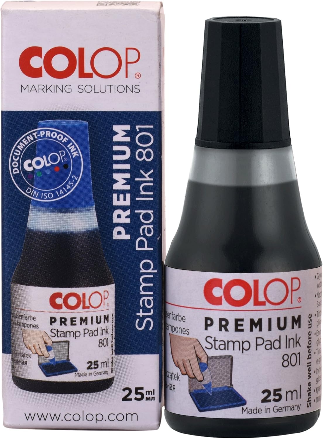 COLOP Printer Ink Bottle Self Inking Personalised Rubber