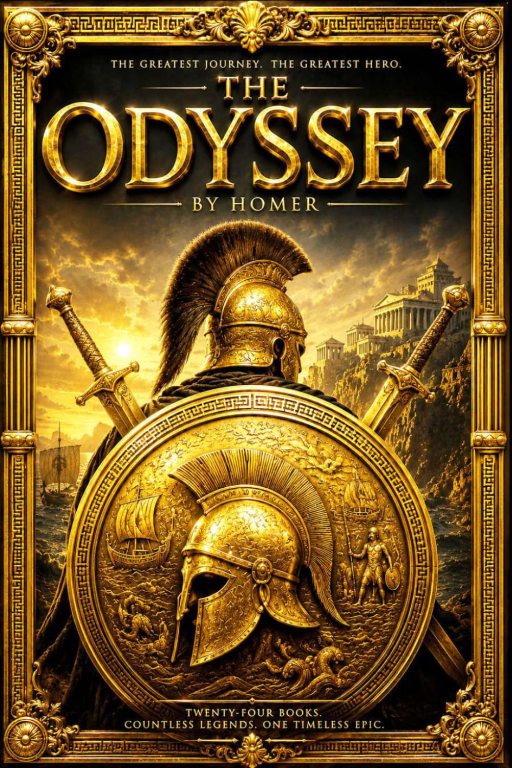 The Odyssey of Homer: The Complete Epic of Ancient Greece – The Unabridged English Translation by William Cowper – Featuring All Twenty-Four Books, ... Trojan War, and One of the Greatest Classi