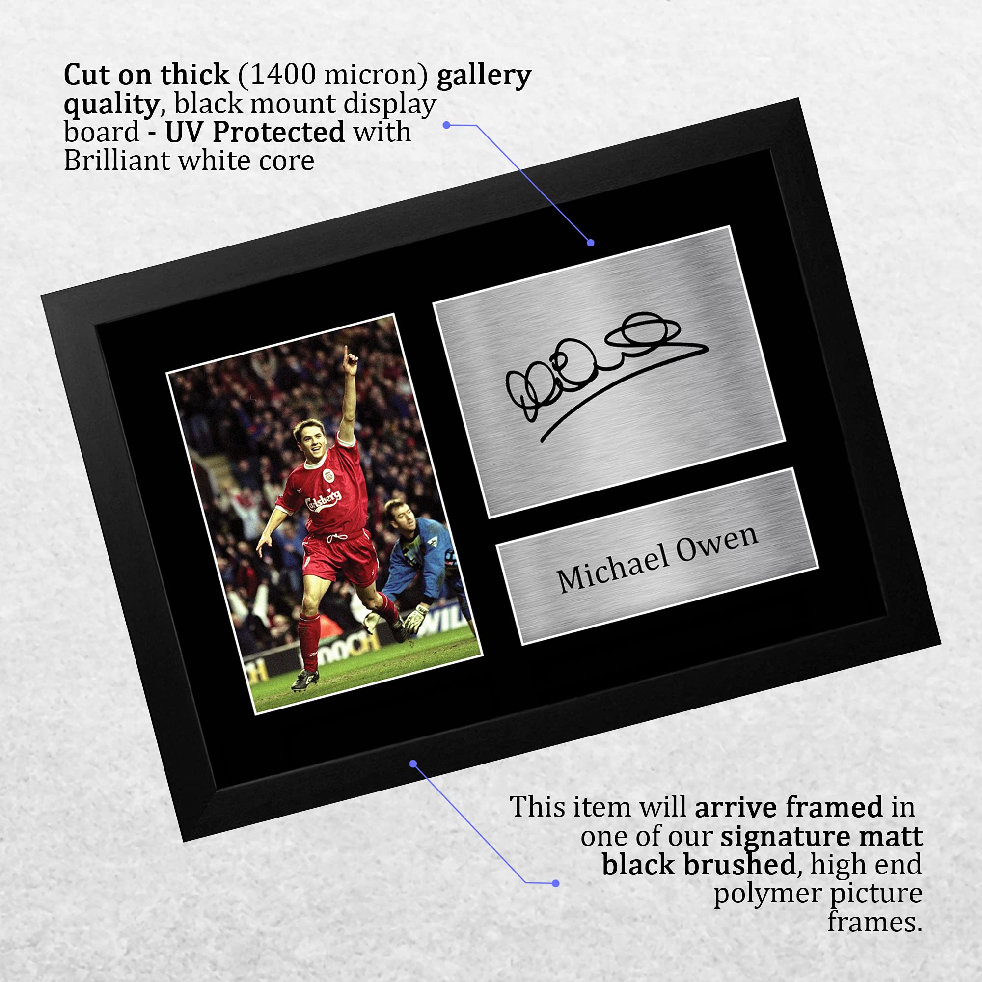 Carte Michael Owen Signature – Technique 2025 – Liverpool – Auto RARE