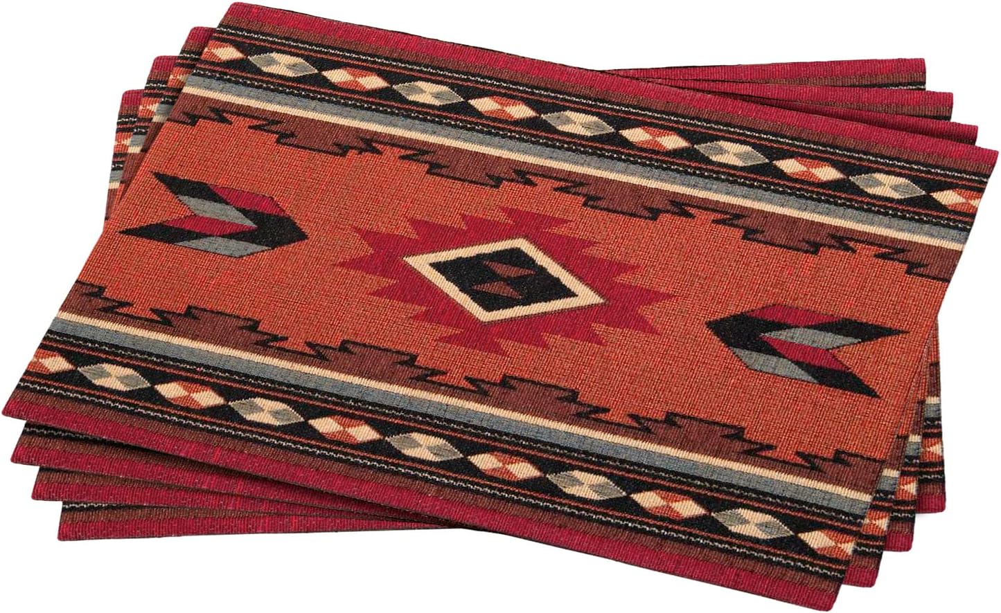 Native American Placemats (Set of 4) (13" x 19") Woven