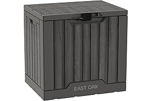 EAST OAK Large Storage Outdoor Box: Waterproof Haven for Your Belongings