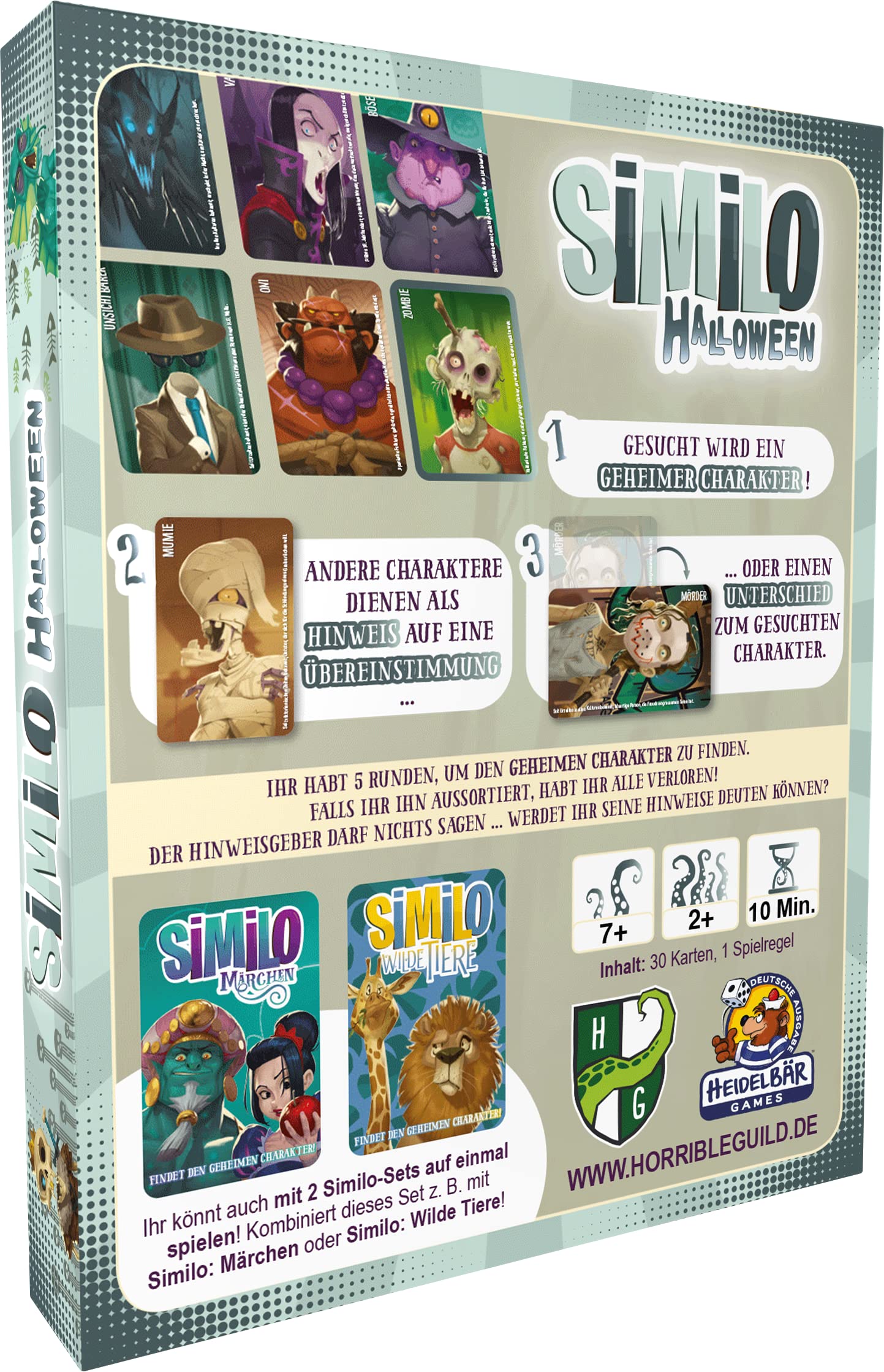 Similo: Halloween - Horrible Guild - gra karciana - dla 2-8 graczy - od 7 lat - niemiecki