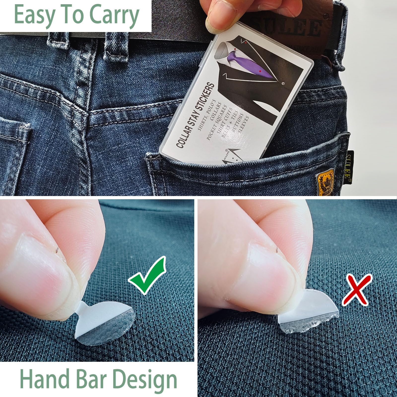 Amazon.com: Collar Stays for Shirts & Polo's. Fashion Hack for