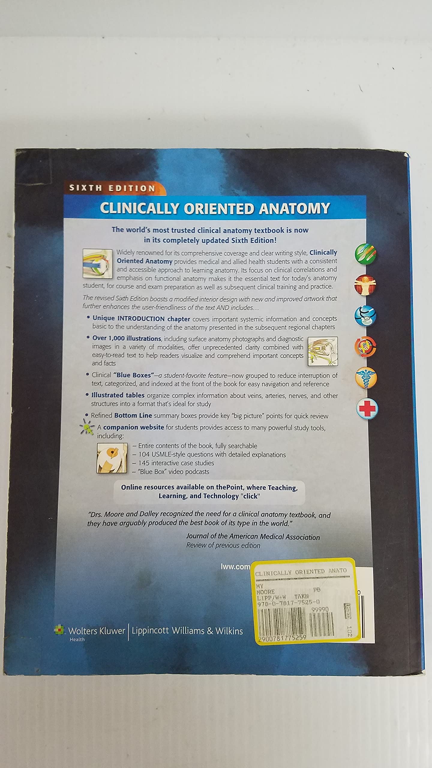 Clinically Oriented Anatomy Moore, Keith L. - PT01