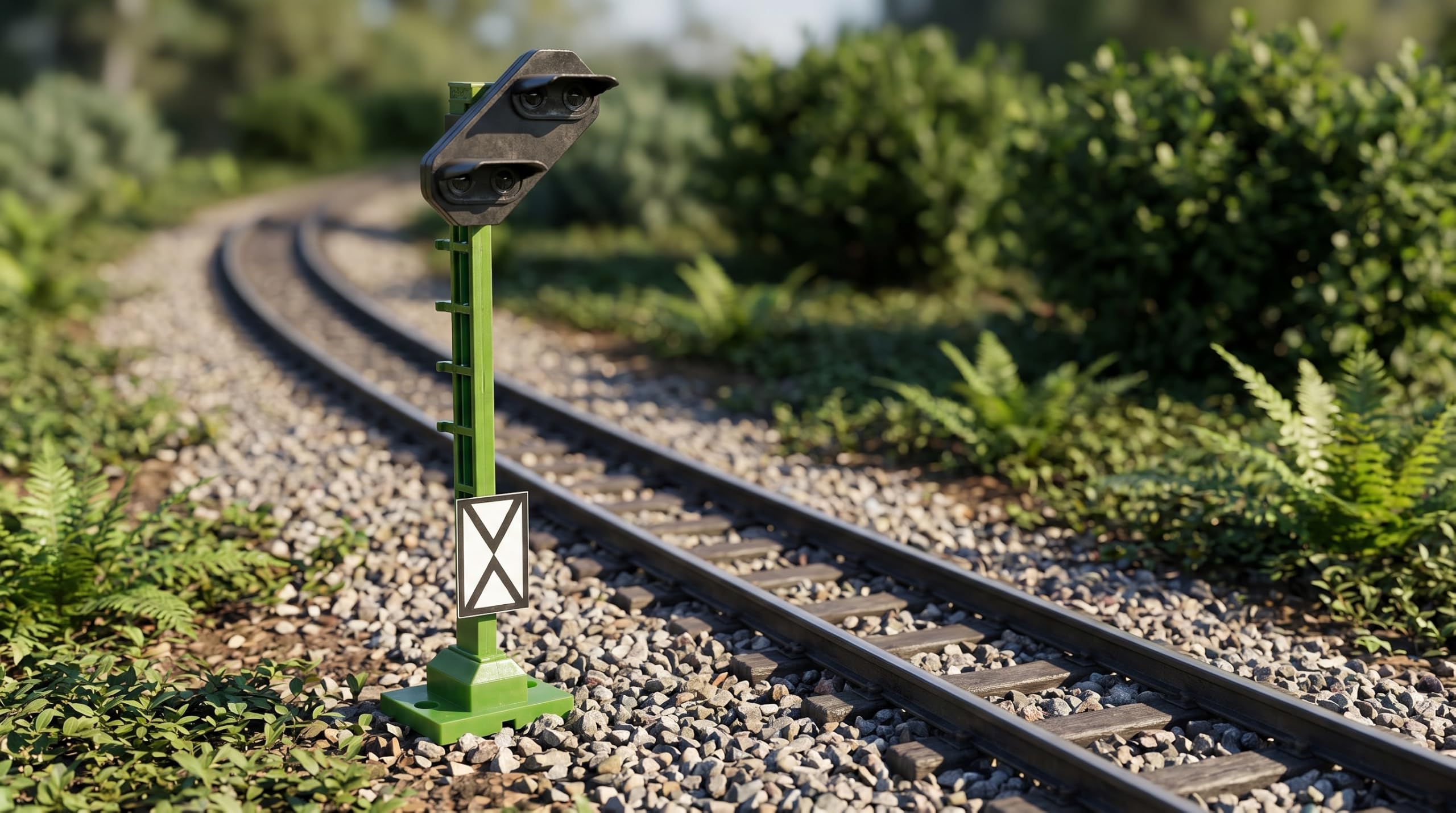 Lichtsignal Typ HV Vorsignal für Spur G analog / digital mit
