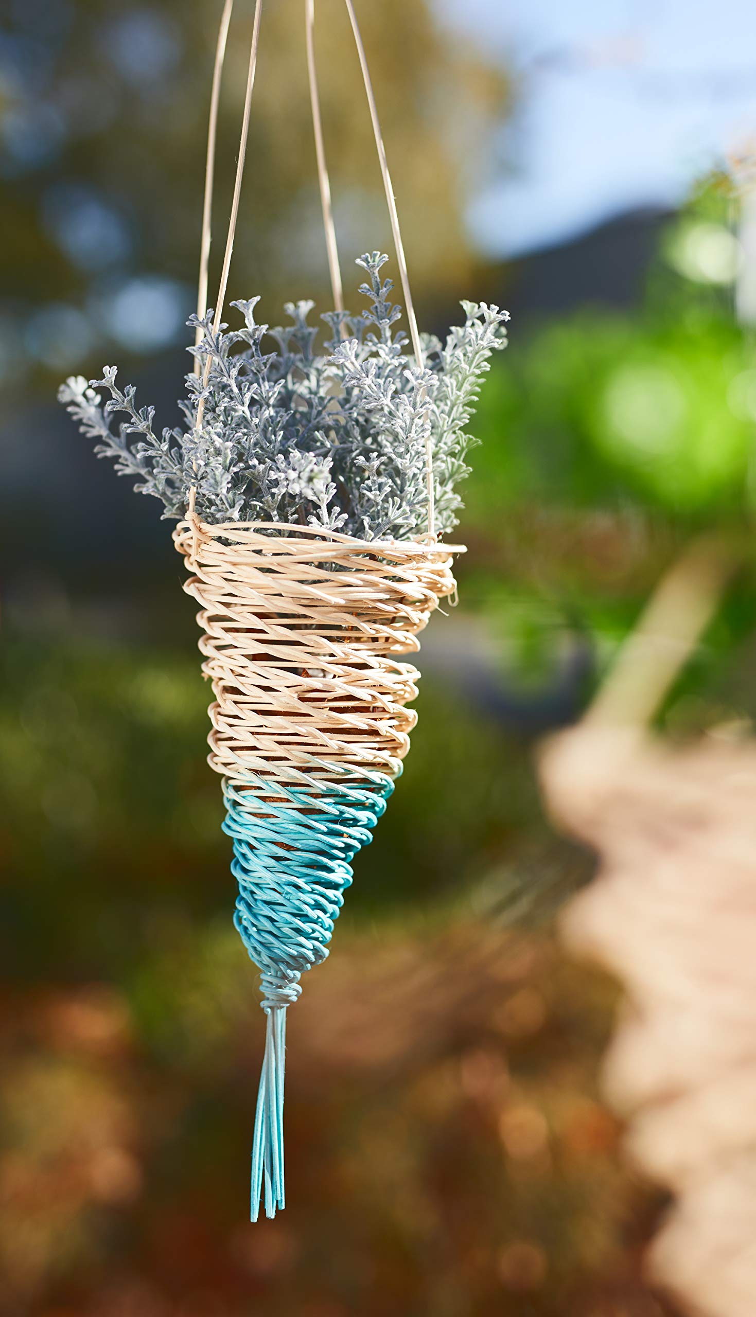 Peddigrohr Natur 2,25mm | Blauband Qualität Ca. 125g | Für Flechtarbeiten & Korbflechten