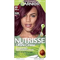 Vista 19 de Garnier Color de Cabello Nutrisse Crema Nutritiva, 10 Negro (Regaliz) Tinte Permanente para el Cabello, 1 Unidad (El Empaque Puede Variar)