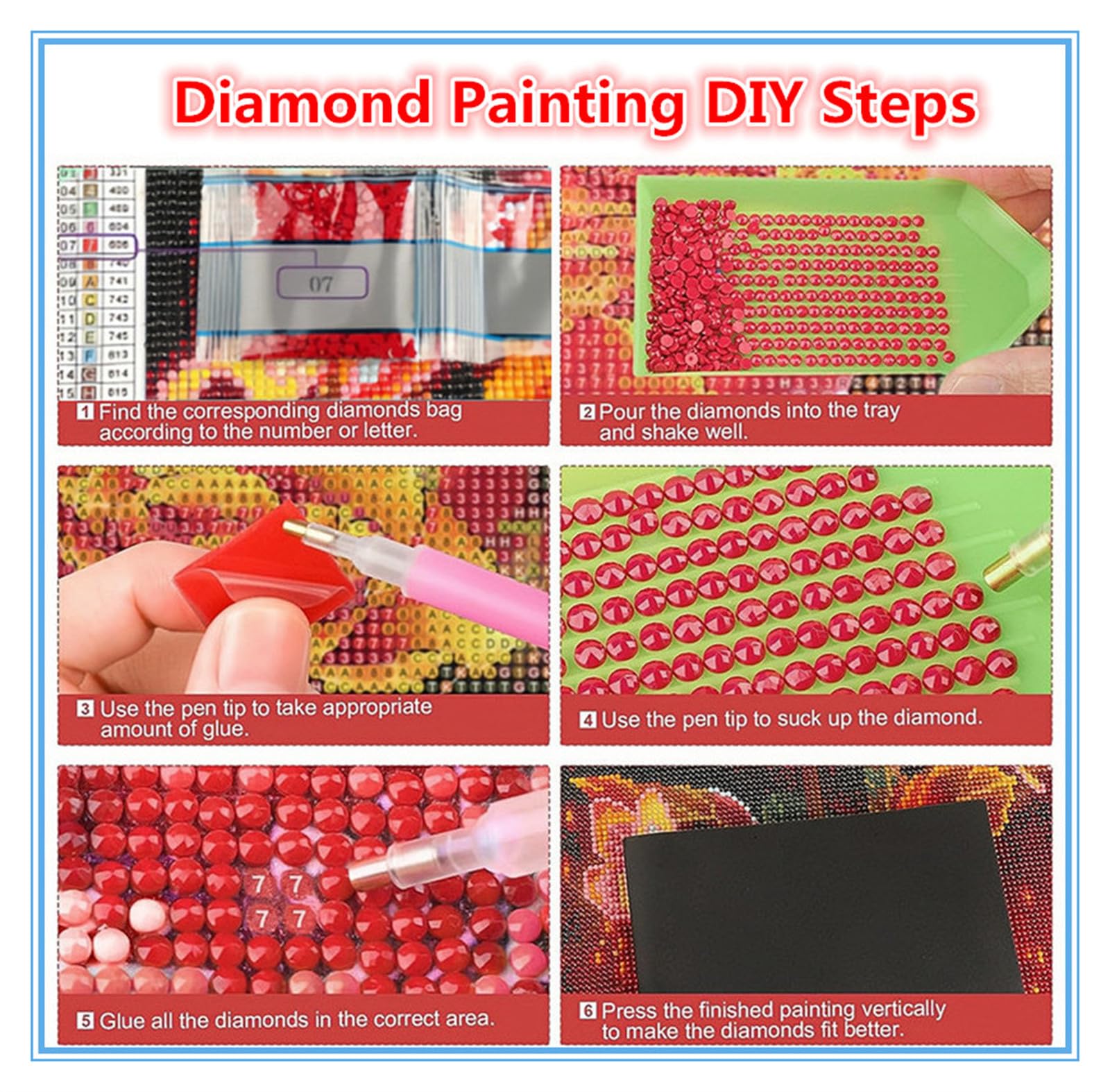 Diamond Painting 5 Pièces Scénario de cascade Peinture Diamant adulte Point de Croix Kit Complet, Broderie Diamant Painting Grand Format Puzzle Art pour Décoration Maison Cadeau 150x90cm E-8489