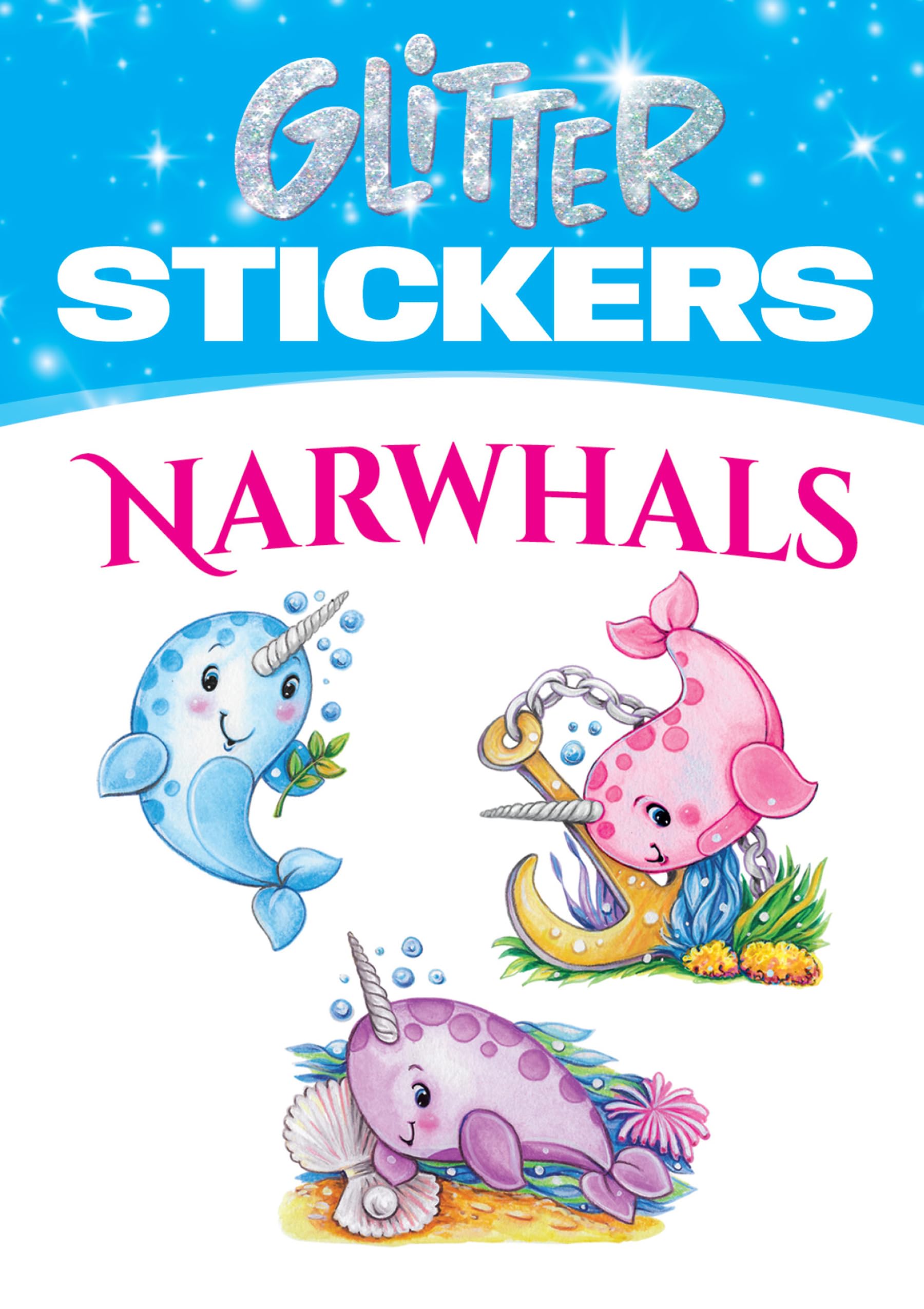 Glitter Narwhals Stickers (Little Activity Books)