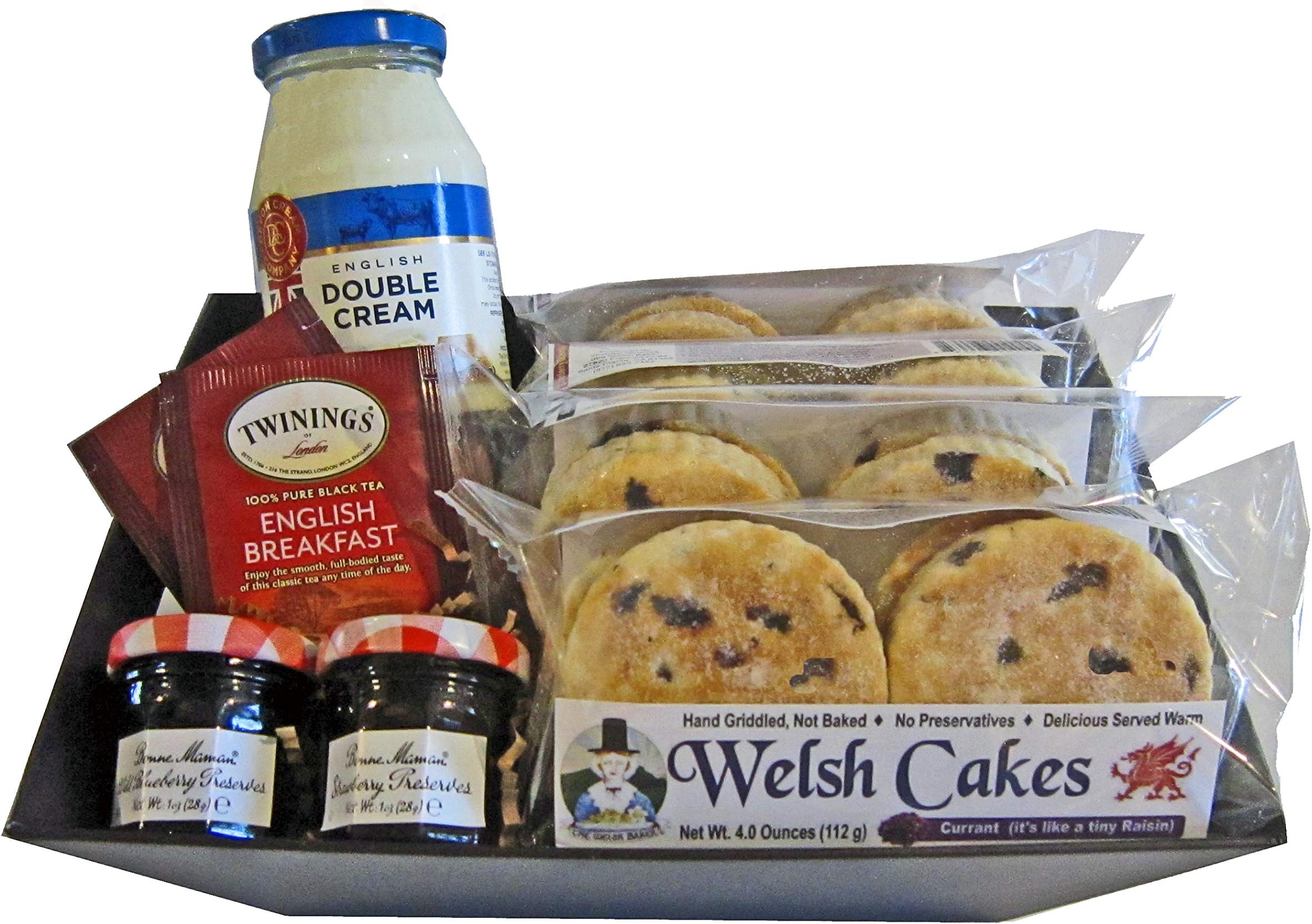 Welsh Baker 4 Flavor Welsh Cake Gift Basket