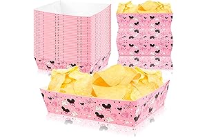 50 Pack Pink Mouse Birthday Party Supplies: Minnie Mouse Party Favors