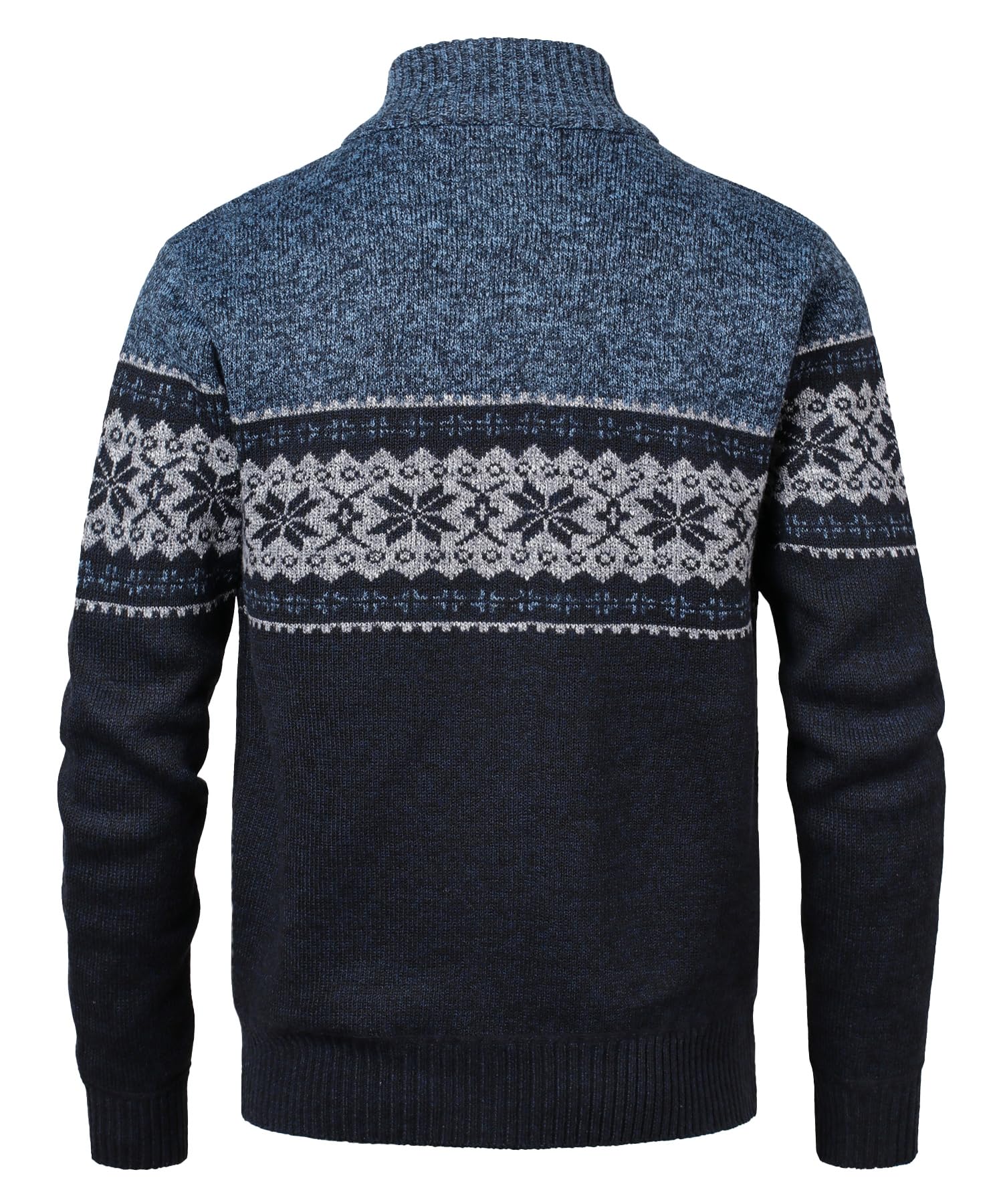 Homme Gilet Cardigan Veste Ouvrez-Front Zippé avec 2 Poches Gilet Veste Tricoté Chaud Coupe rembourré Décontractée Manche Longue Chandail