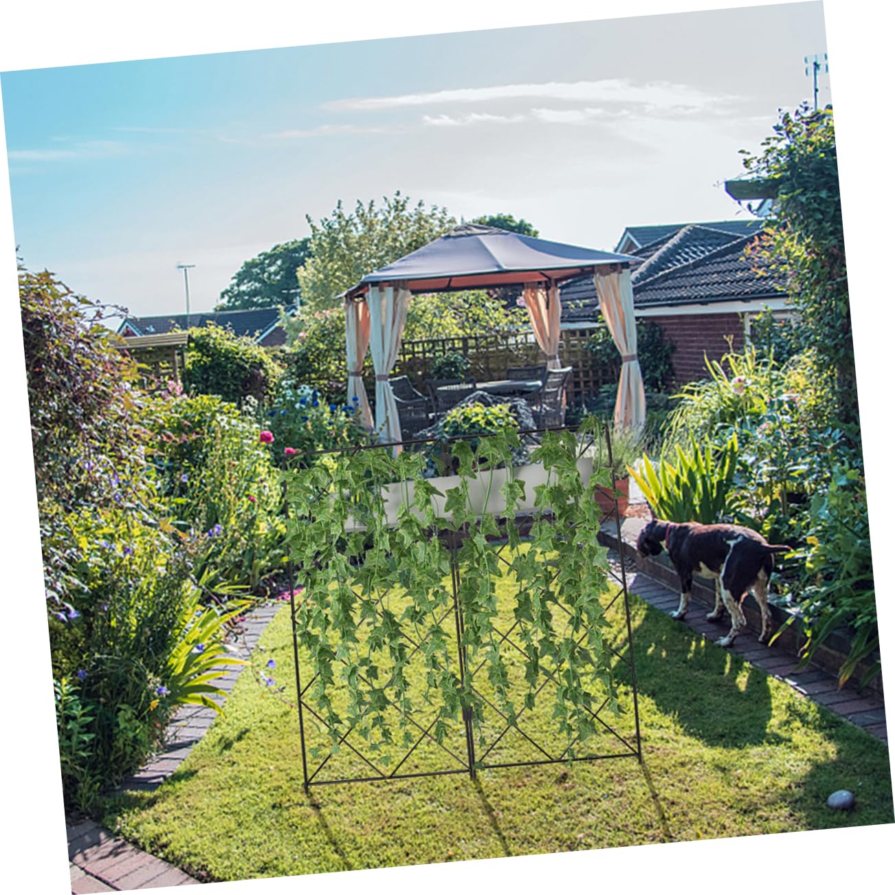 ibasenice 2pièces Lot de Treillis pour Plantes Grimpantes de Jardin Support de Modelage pour Plantes Pot Fournitures de Jardinage et Décoration