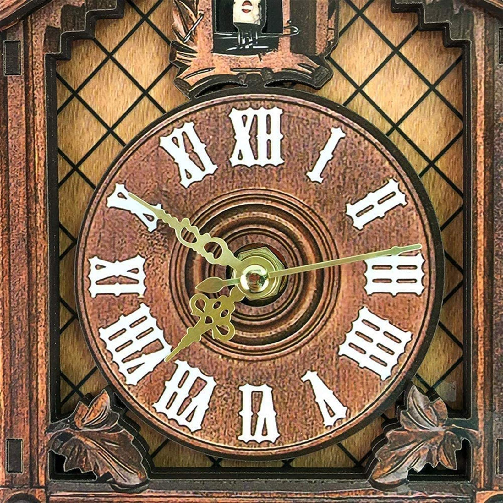 Orologio a cucù, meccanico, in legno, decorazione per casa e ristorante, design retrò per soggiorno