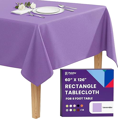 Miniatura 111 de Gee Di Moda - Mantel rectangular de 70 x 120 pulgadas – Mantel rectangular de poliéster lavable, ideal para mesa de bufé, fiestas, cenas, bodas y más