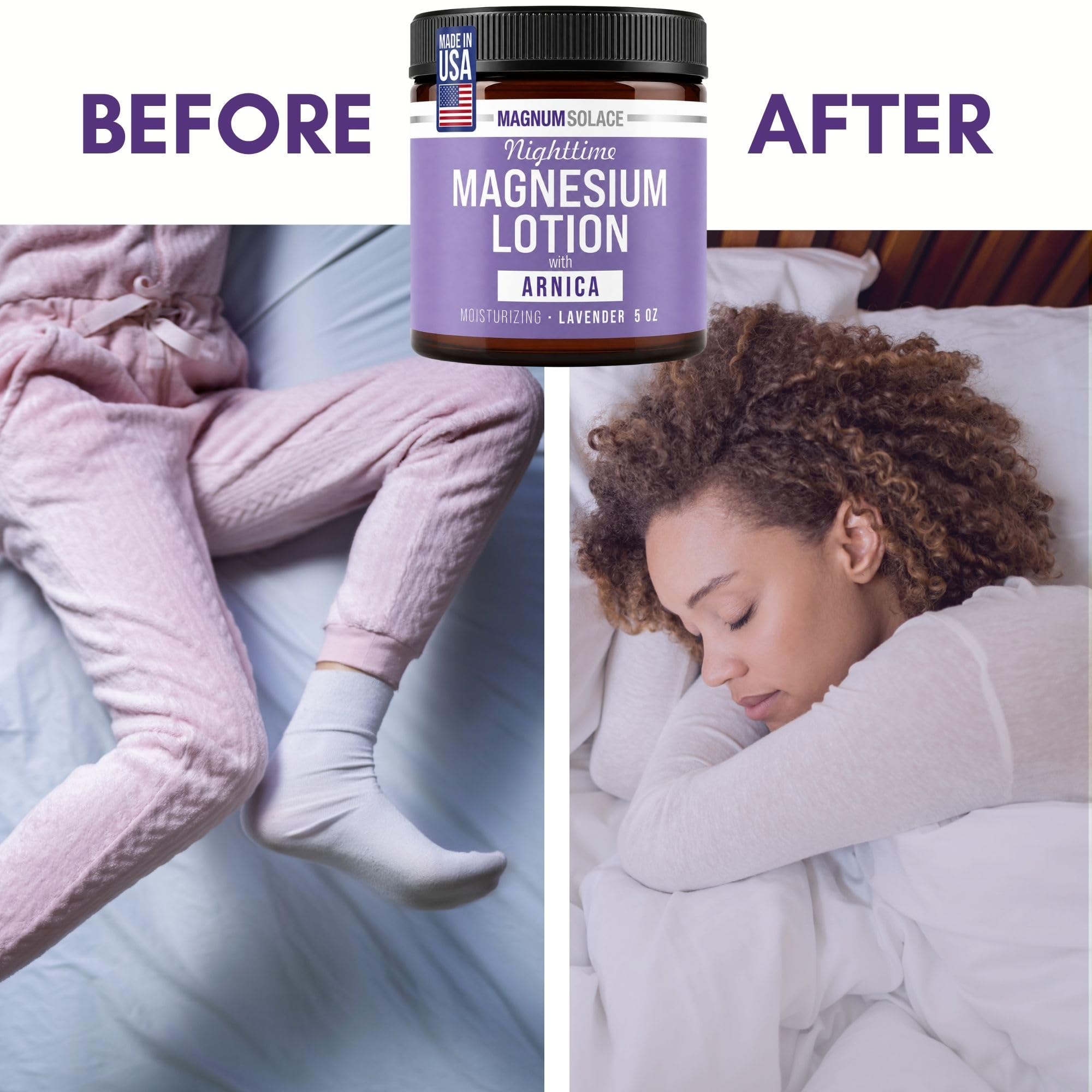 Magnum Solace Magnesium Lotion - Muscle & Joint Relief -3 Magnum Solace Magnesium Lotion - Muscle & Joint Relief -3
