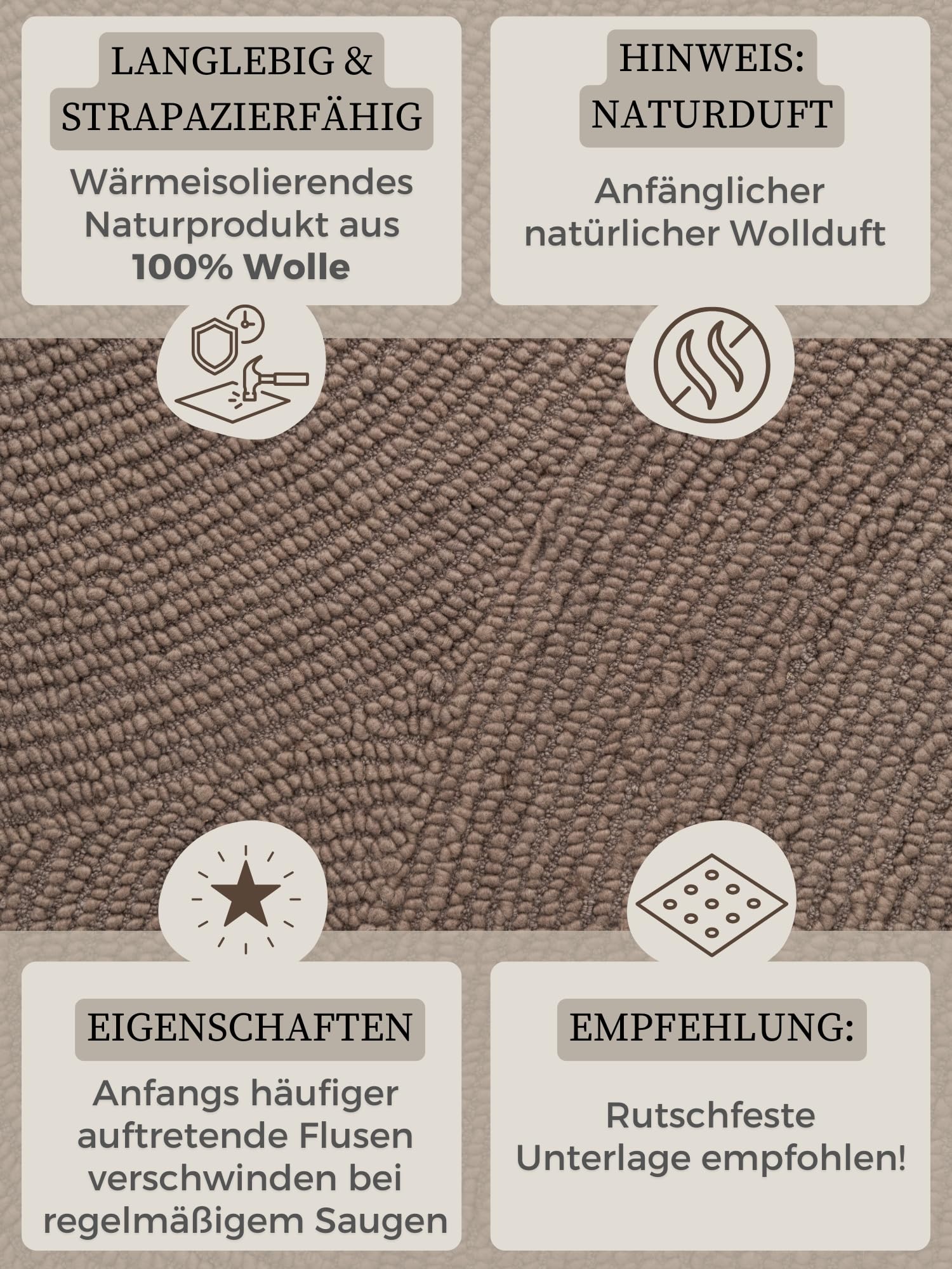 Hanse Home Eleni Wollteppich Eleni Grün | Hanse Home Collection GmbH