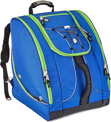 Miniatura 104 de Athalon Bolsa para botas/mochila Everything Silver/Black,Batik,Negro,Negro/Neón Cremallera,negro, azul (Blue Batik),negro