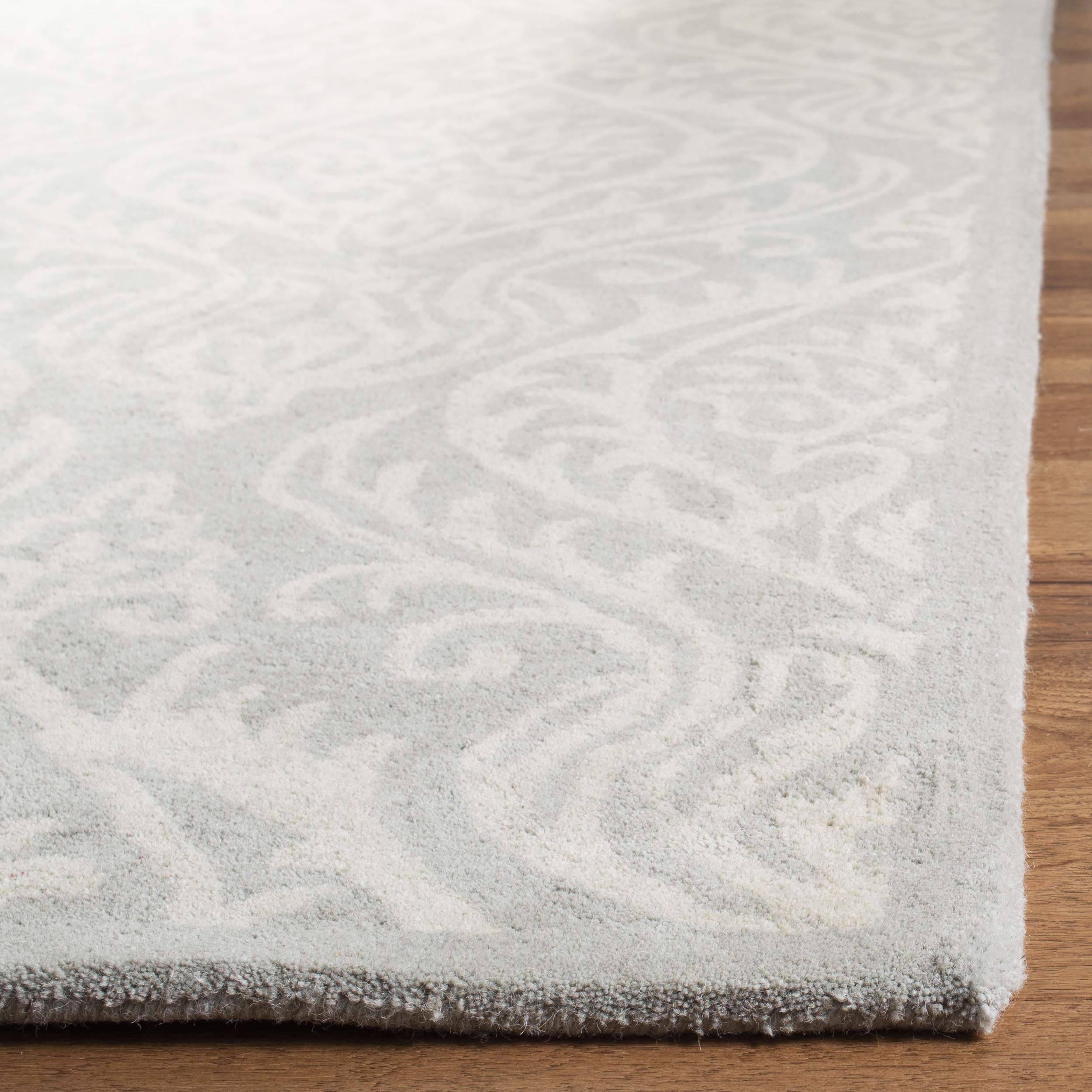Safavieh Tappeto Runner Bella Collection | Lavorato A Mano In Lana Pregiata, Ivory E Carbone, 2'3 X 8' - 4
