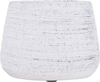 Tag True Living Distressed Cream Nomad 5 x 5 Terra Cotta Outdoor Citronella Candle