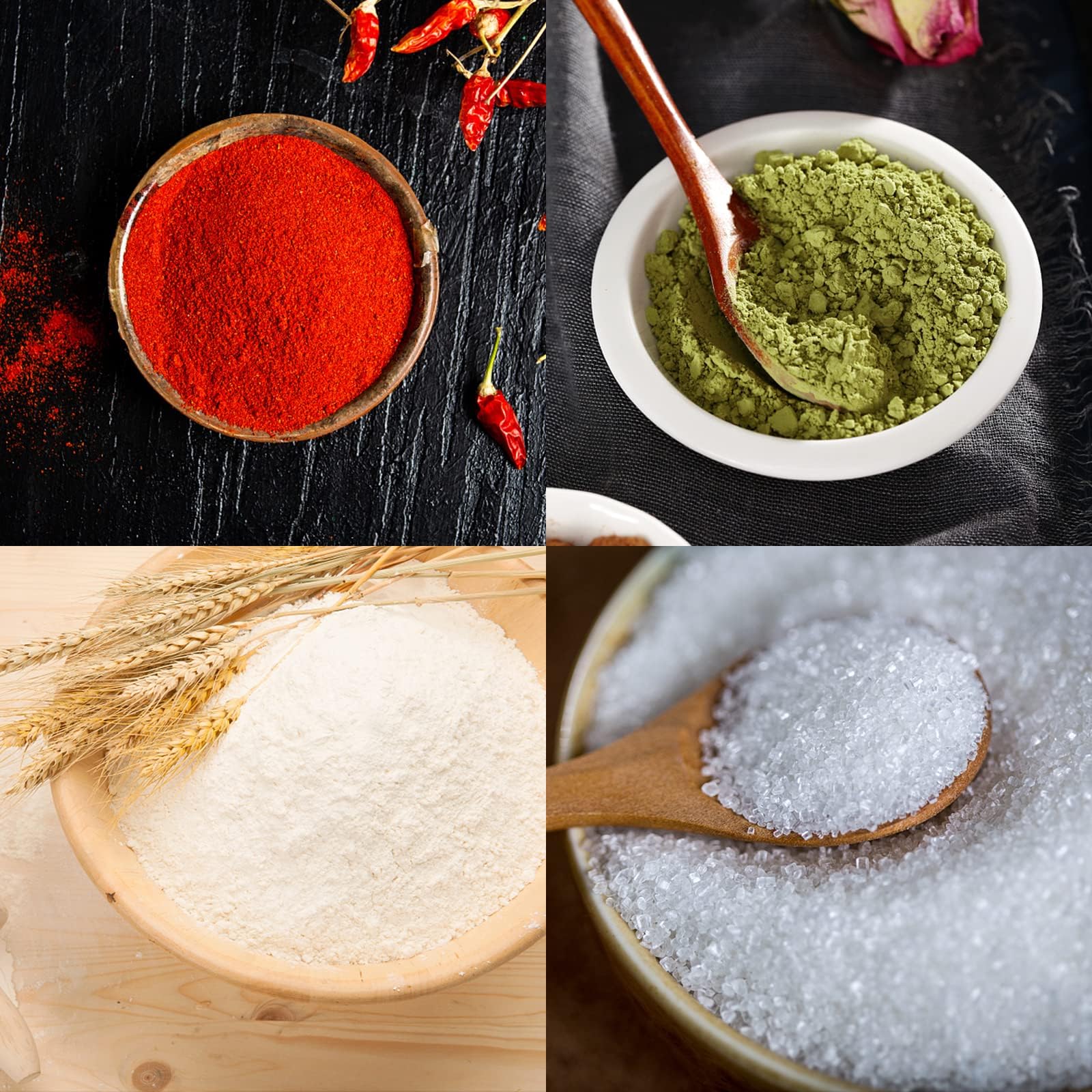 Sitko do mąki z nierdzewnej stali z uchwytem – jednoręczne sitko do mąki i cukru pudru, drobne sitko do pieczenia, Ø15cm, pojemność 250g – 9,2cm x 10cm, w zestawie dno sitka (Ø15cm)