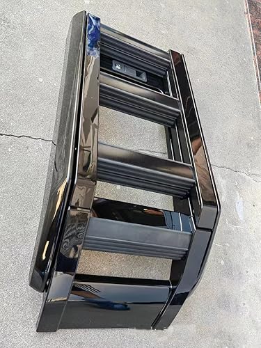 Miniatura 5 de fenqing-y FQY - Escalera de techo lateral negro brillante para ventana lateral para Defender 90 110 130 2020 2021 2022 2022 2023 2024