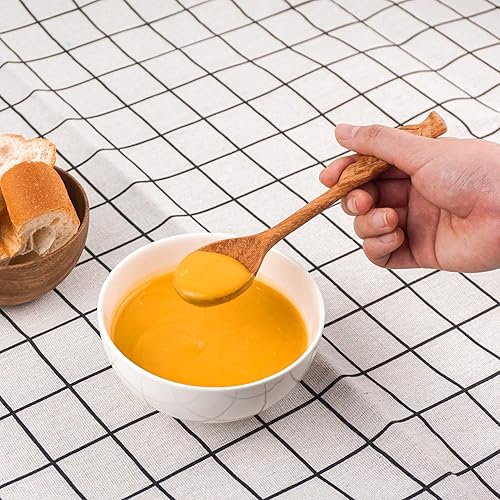 Miniatura 2 de Wooden Spoon Display - Leaf Handle - Decorated Wooden Spoons - Deep Wood spoon - Handmade Doussie Wood Gifts - Baking Gifts - Valentines Day Gifts