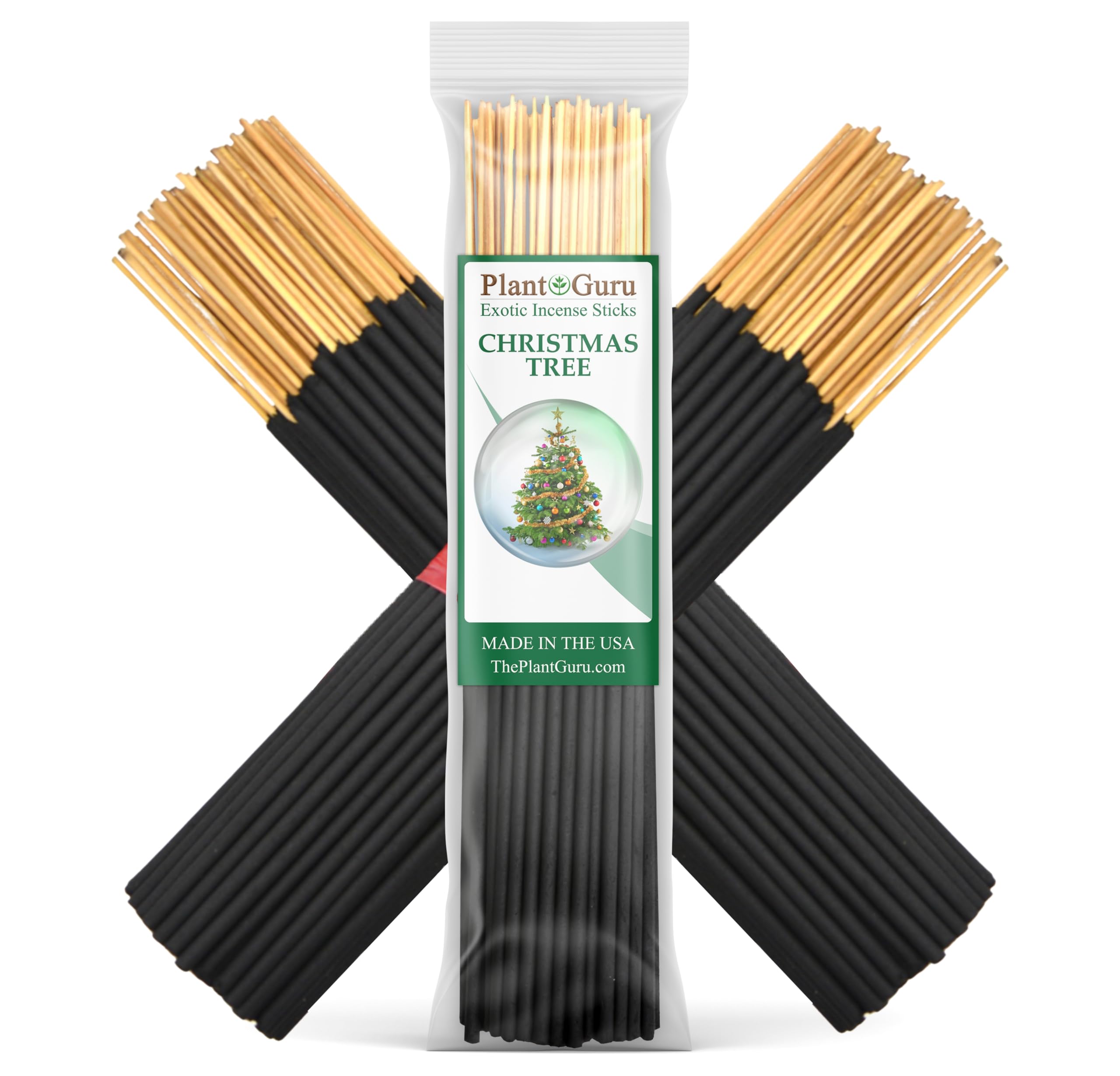 Christmas Tree Exotic Incense Sticks 7 Inch - Bulk 1 Bundle 85 to 100 Sticks - Natural 7