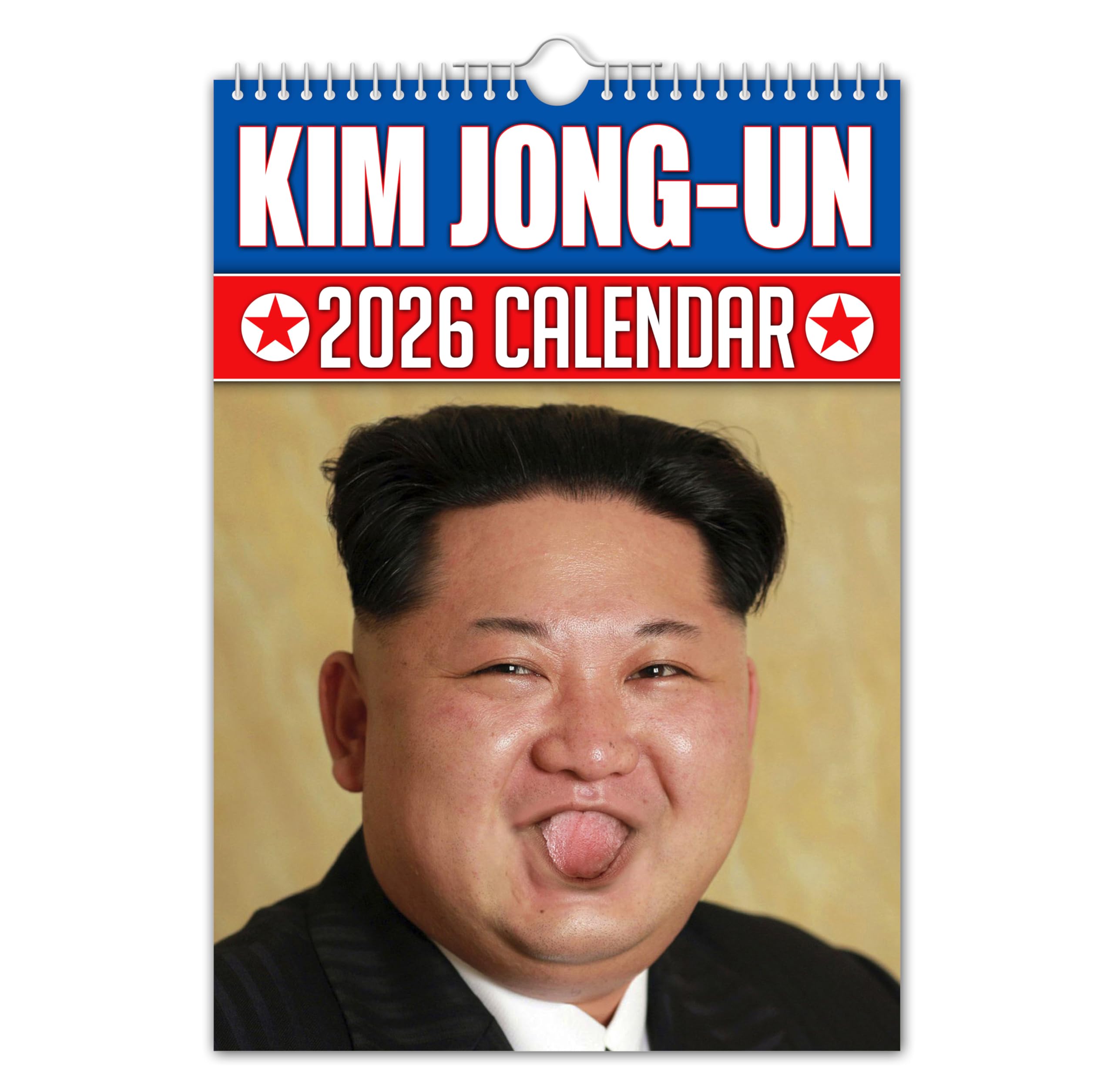 The Calendar King - Kim Jong-Un 2024 Wall Calendar (A4 size) // Funny/Quirky/Christmas/Birthday/Gift Idea/Present/Novelty/Humour/Secret Santa/Year Planner