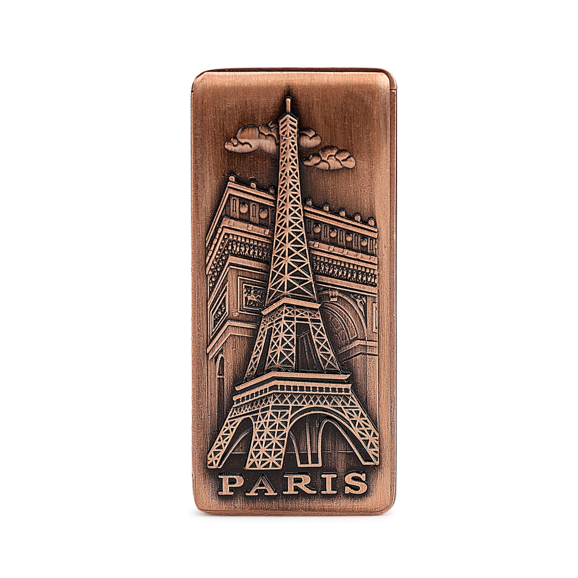 Playing Card Jet Flame Windproof Refillable Cigarette Lighter Sturdy Metal Body | First Dot (Paris Brown)