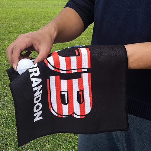 Miniatura 4 de ZZHAO Toalla de golf  Toallas de microfibra súper absorbentes  Ligeras, resistentes a los arañazos y sin pelusas, gancho de aleación de aluminio  16
