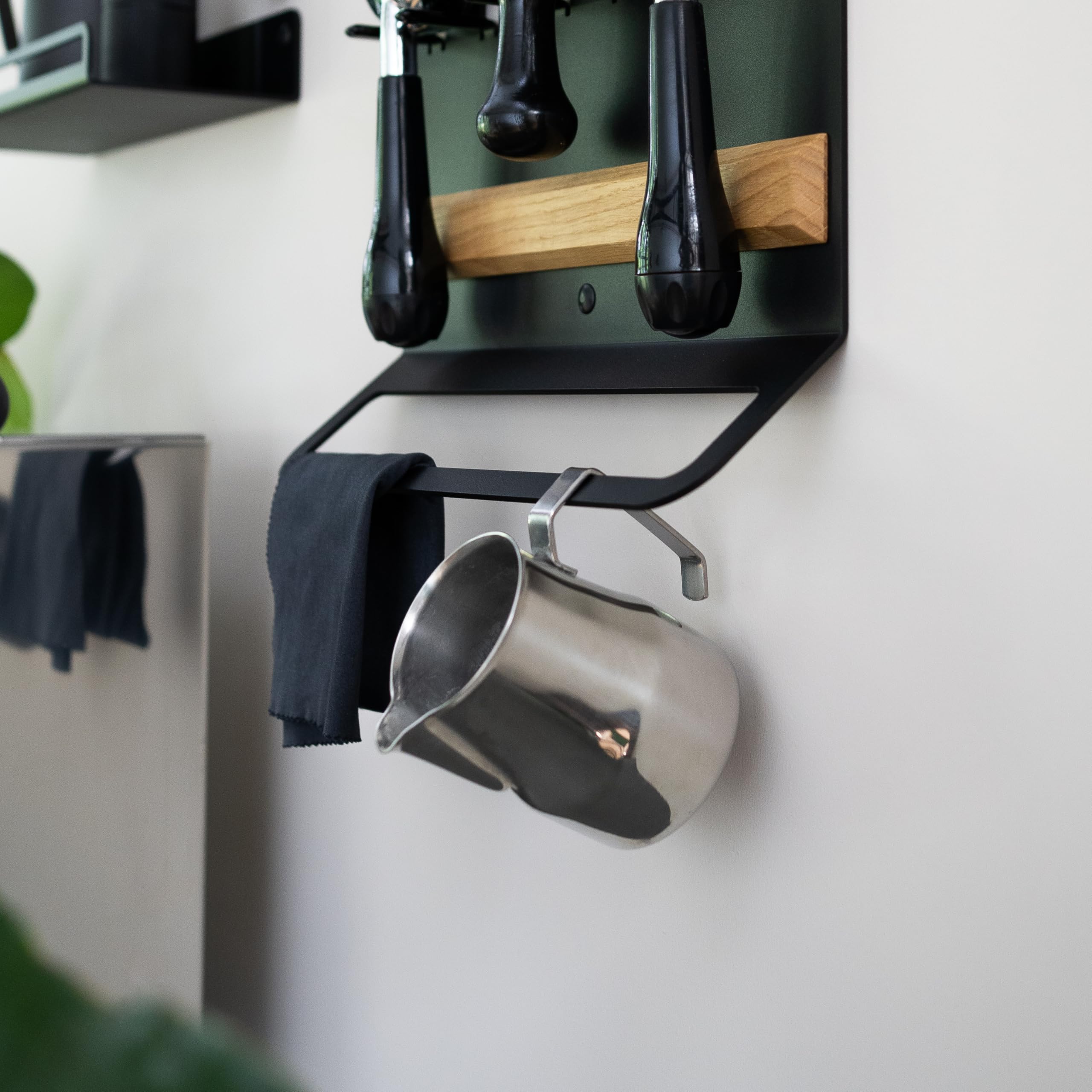 FLATE® Barista Board für Siebträger, Tamper und Barista Zubehör (Orange)