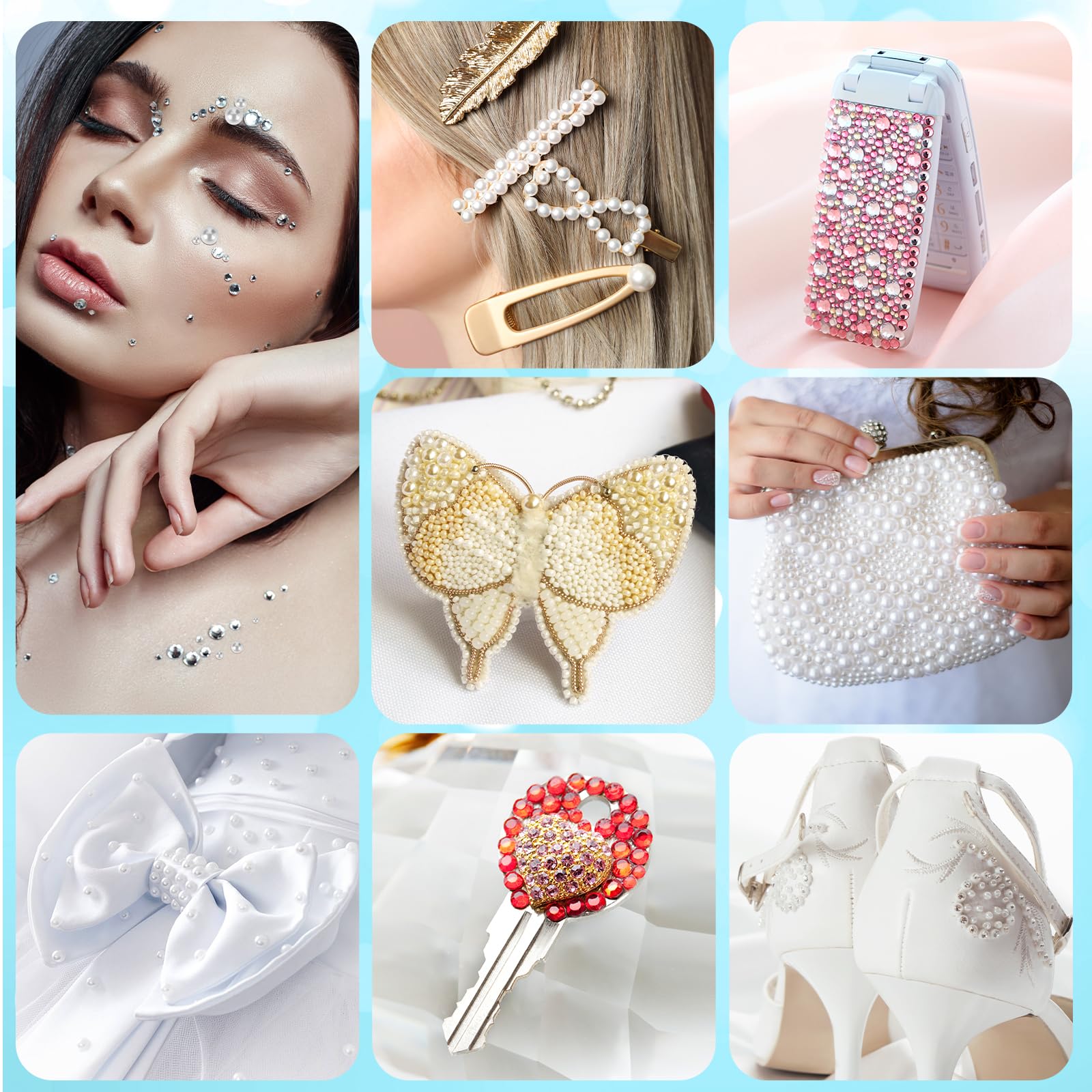 Perline Piatte 12000 Pezzi NACHLYNN - 8 Misure Per Artigianato E Decorazioni - Foto 5