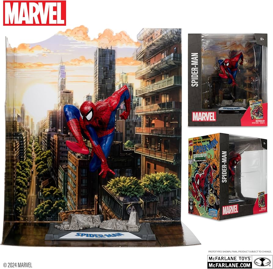 マーベルコミック1/6スケール「シーン・フィギュア」#001 スパイダーマン マーベル・コミック』 1／6スケール「シーン・フィギュア」＃001