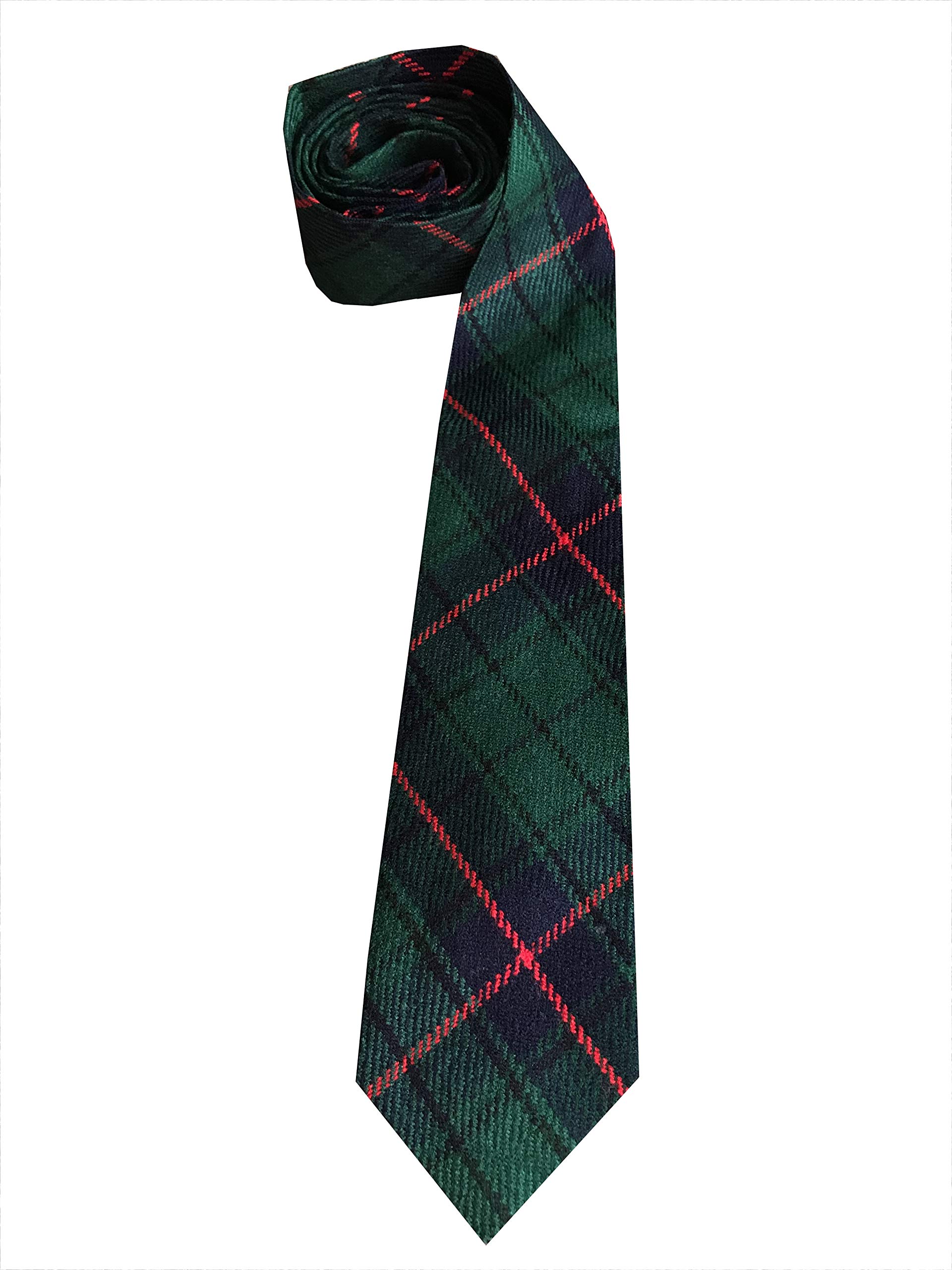 Men's Multi `S (Maclachlan/Douglas Black) Tartan Neck Tie For Kilt