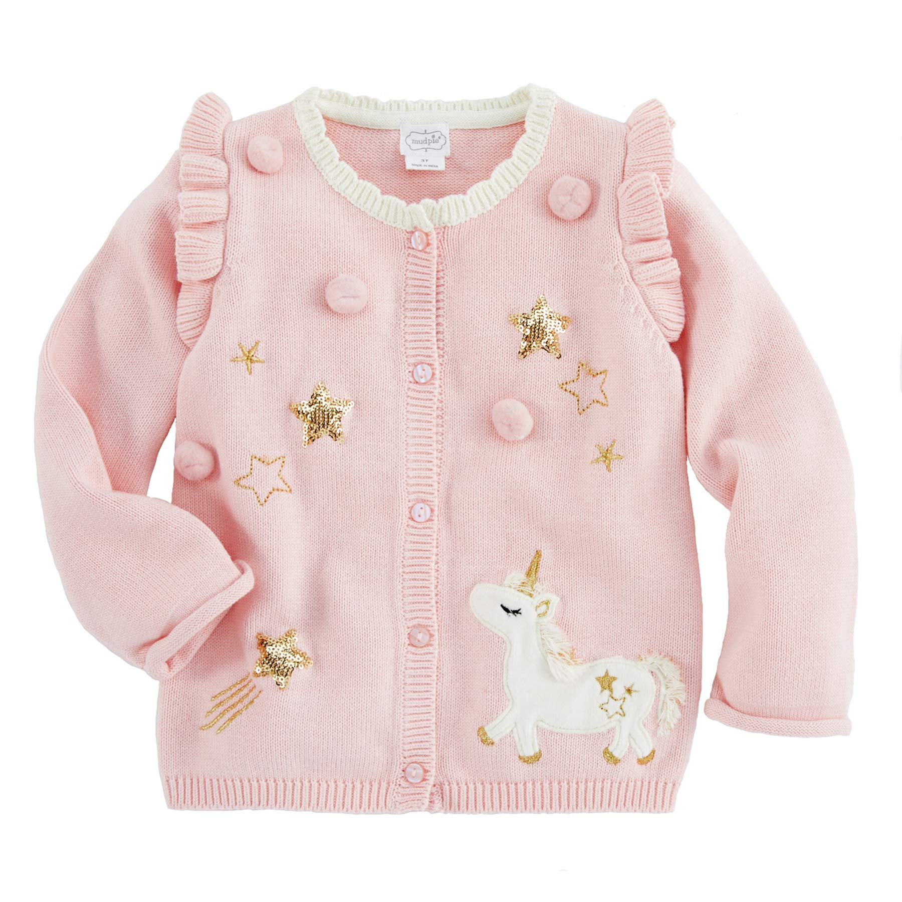 Mud Pie Unicorn Cardigan