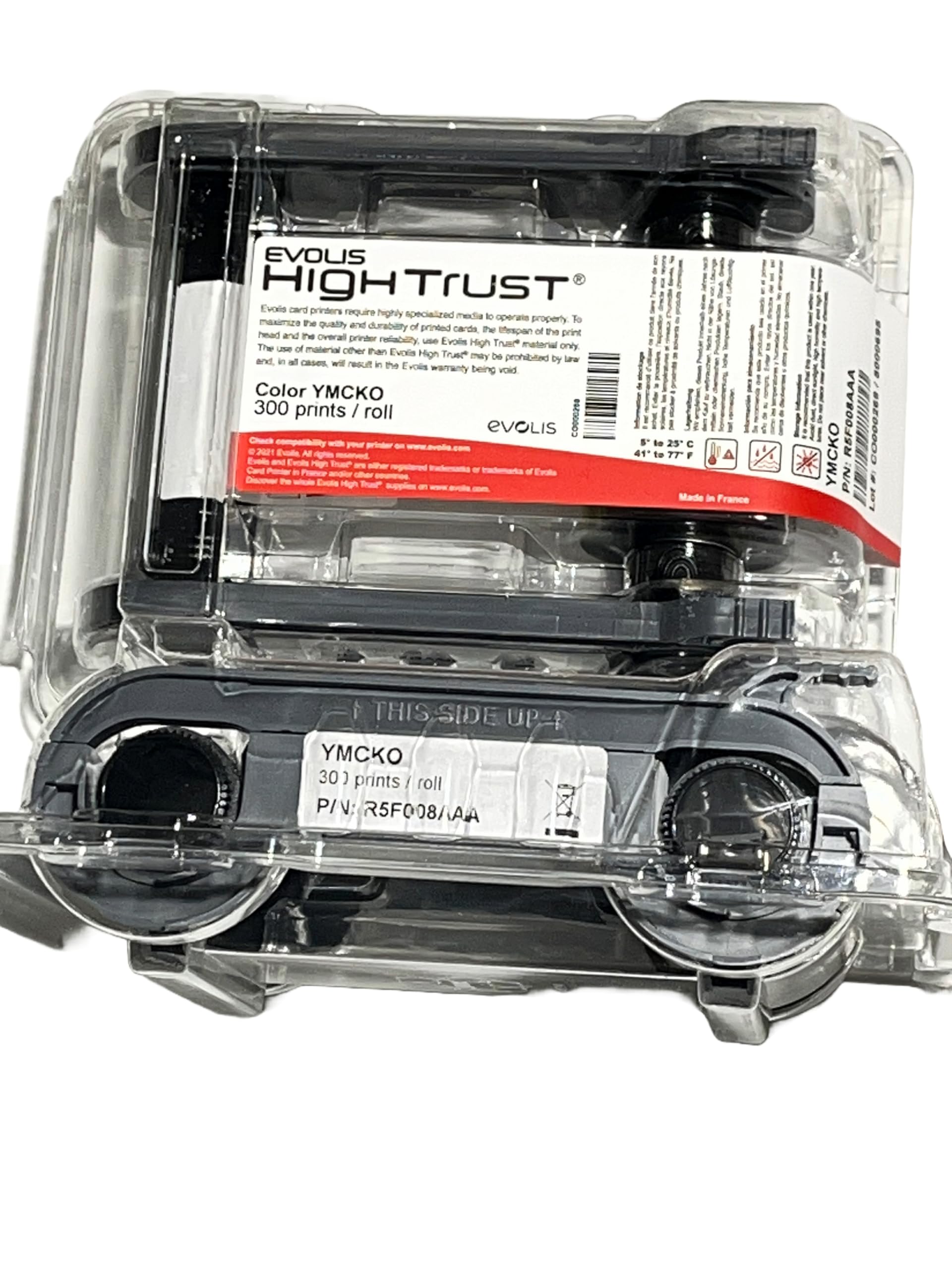 Amazon.com: Genuine Evolis YMCKO Color Printer Ribbon (R5F008AAA